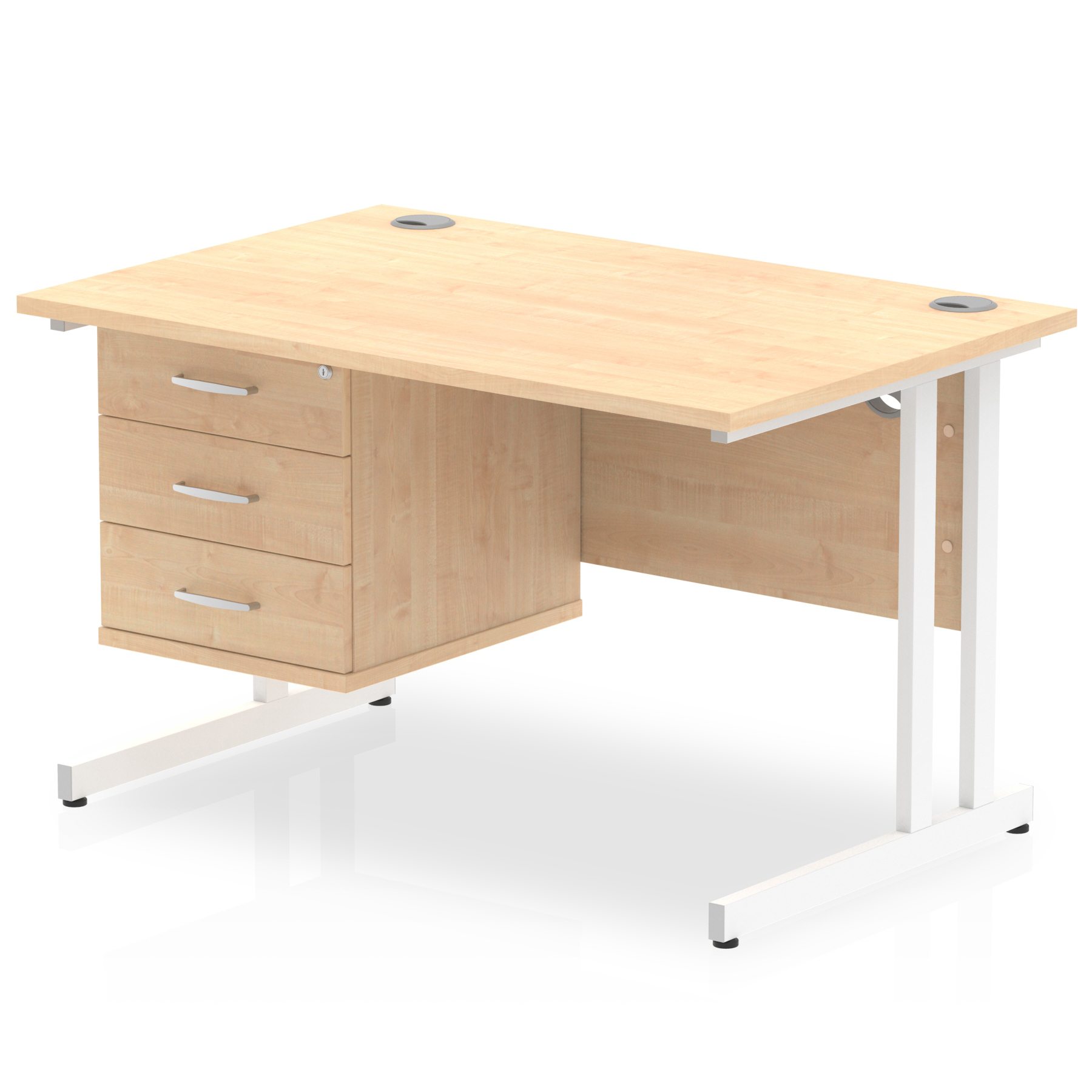 Maple / White Frame