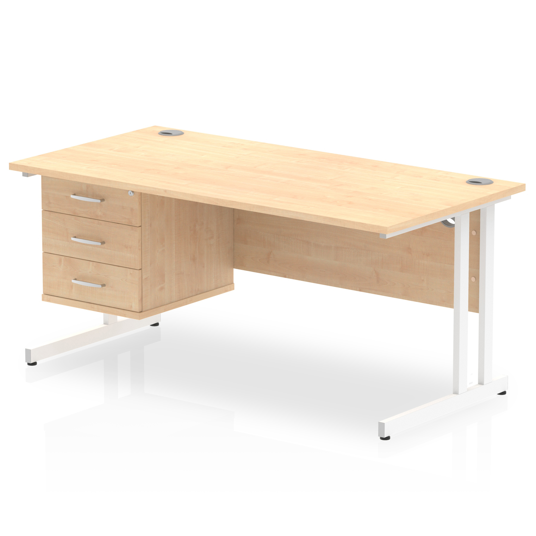 Maple / White Frame