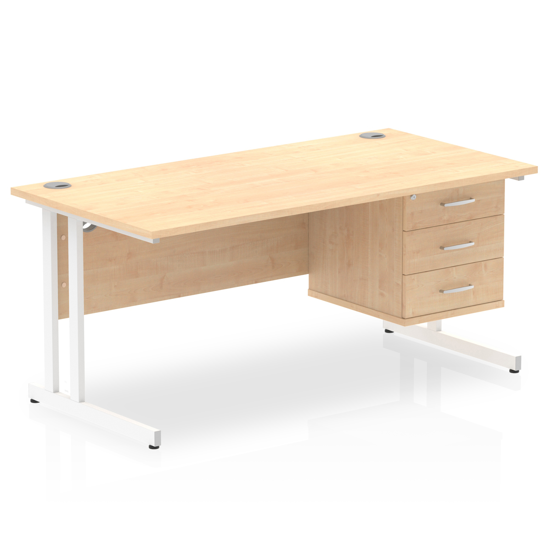 Maple / White Frame