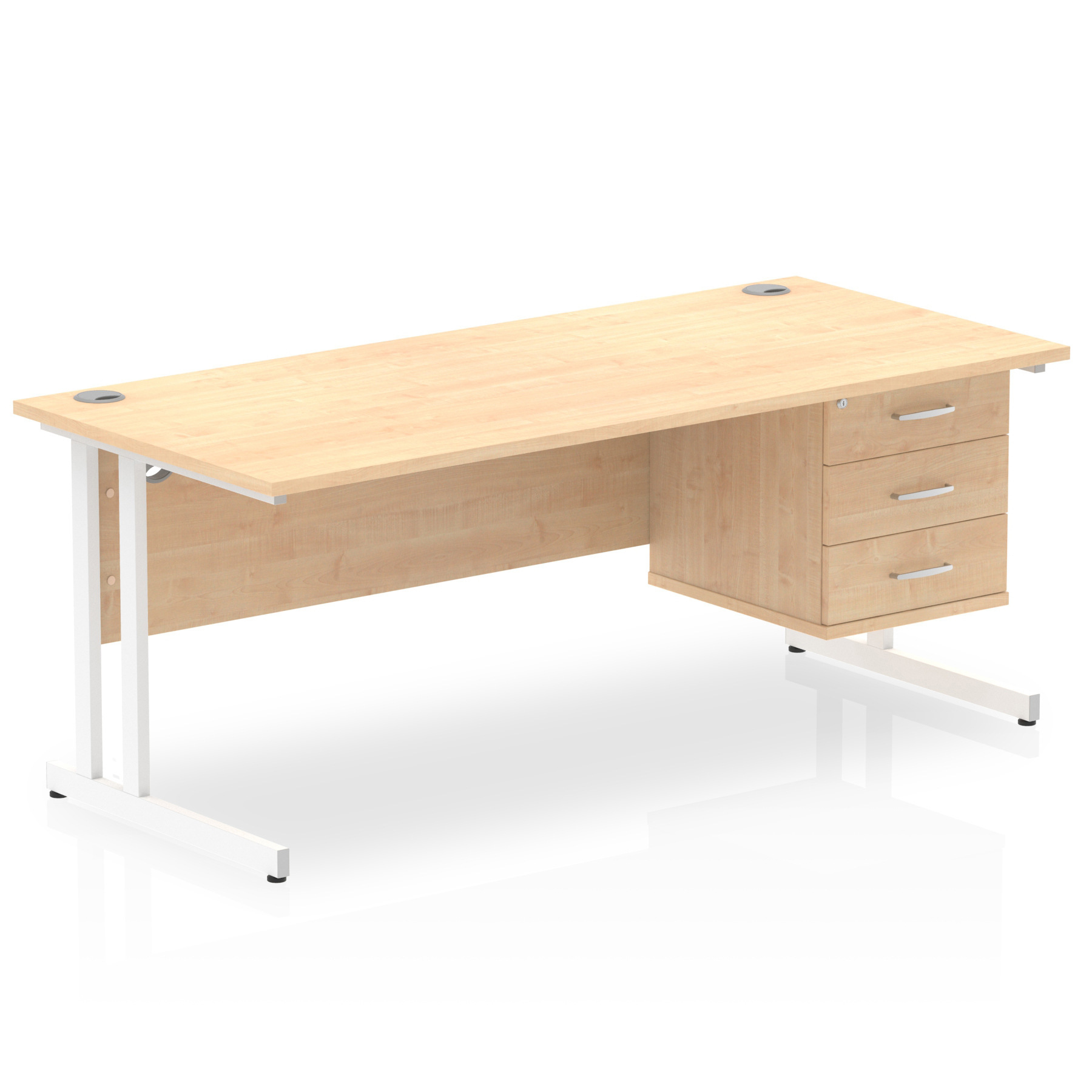 Maple / White Frame