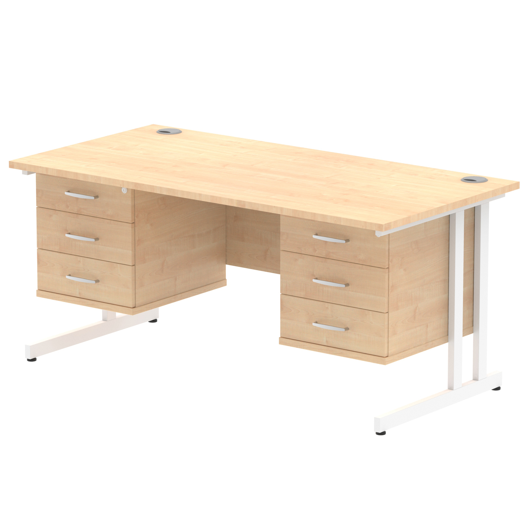 Maple / White Frame