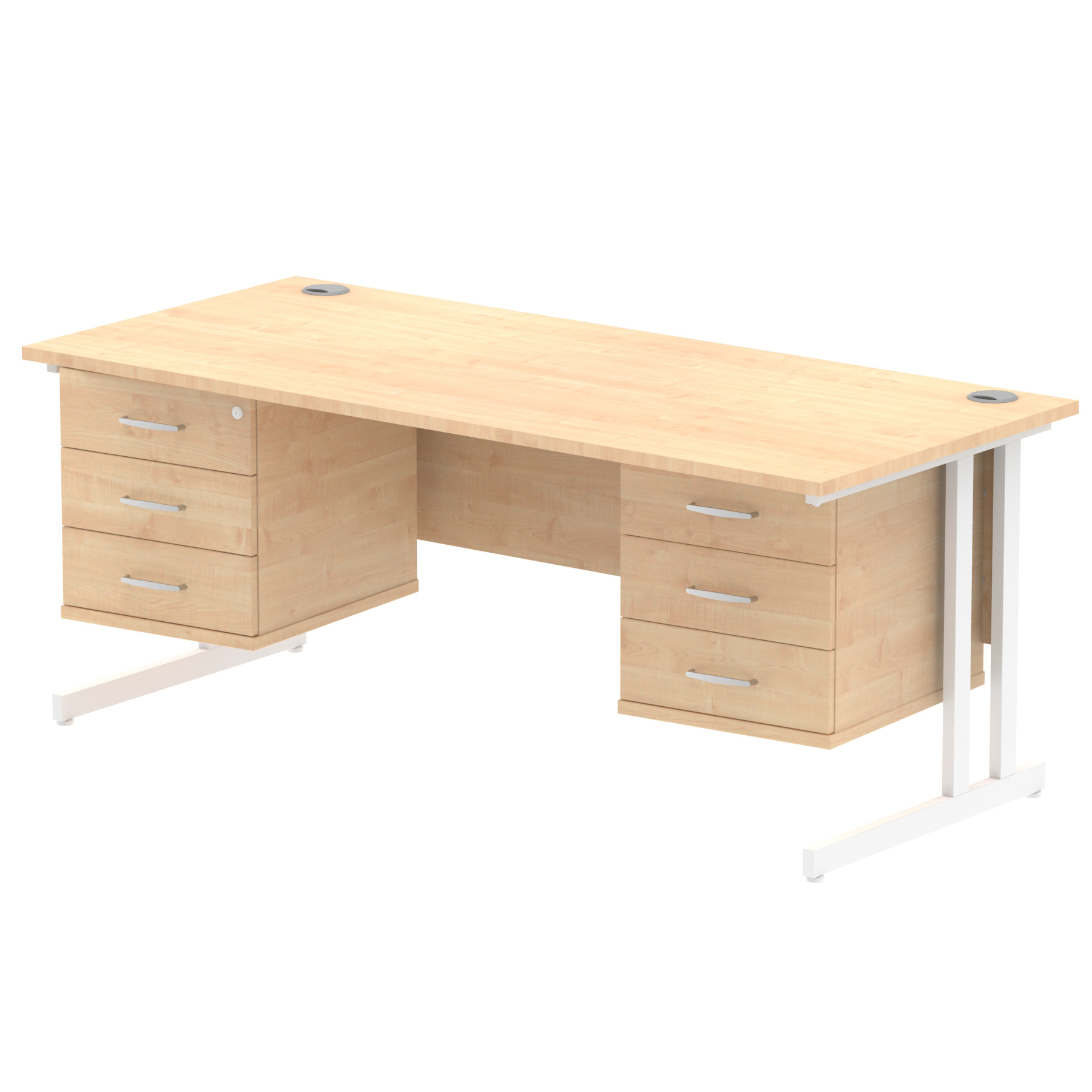 Maple / White Frame