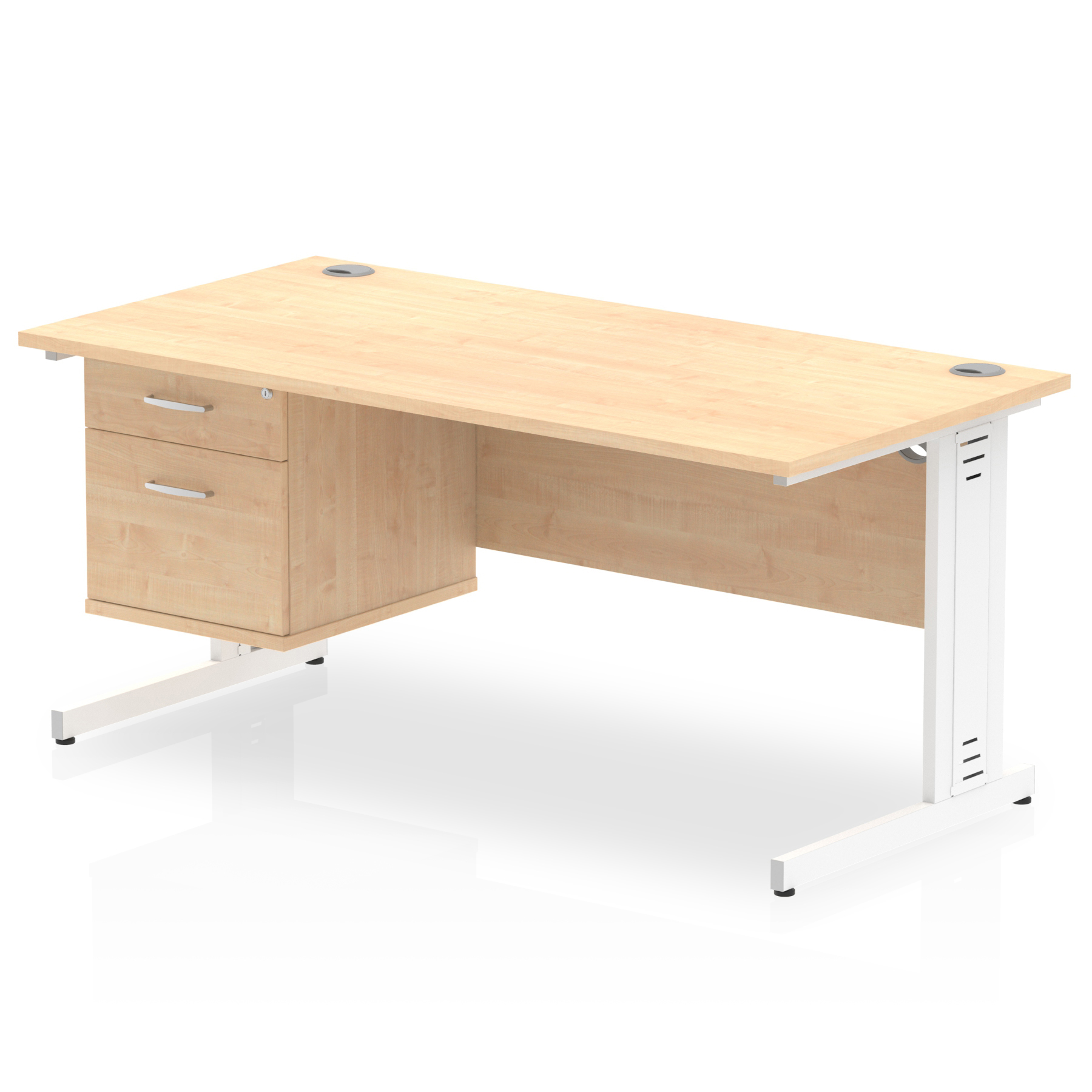 Maple / White Frame