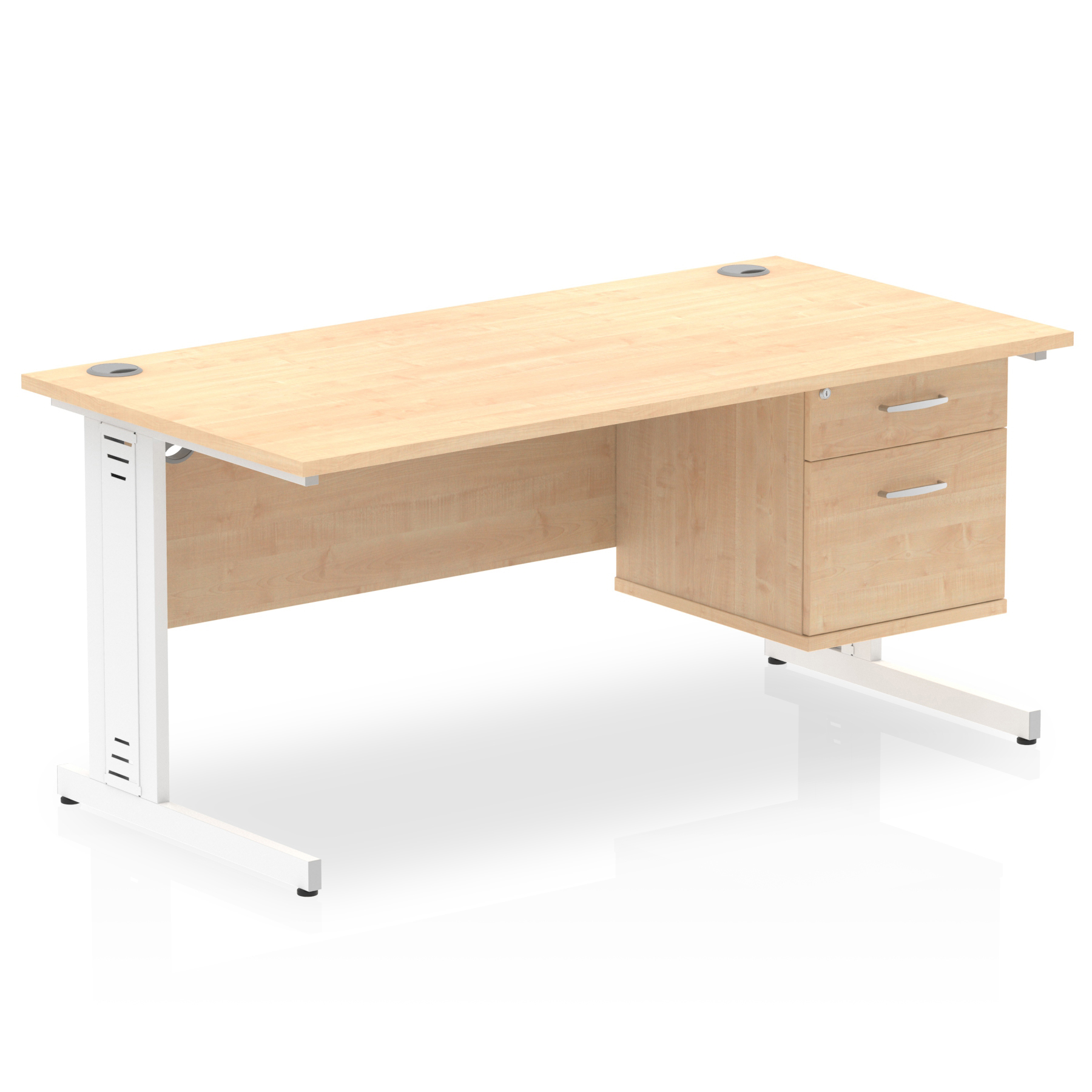 Maple / White Frame