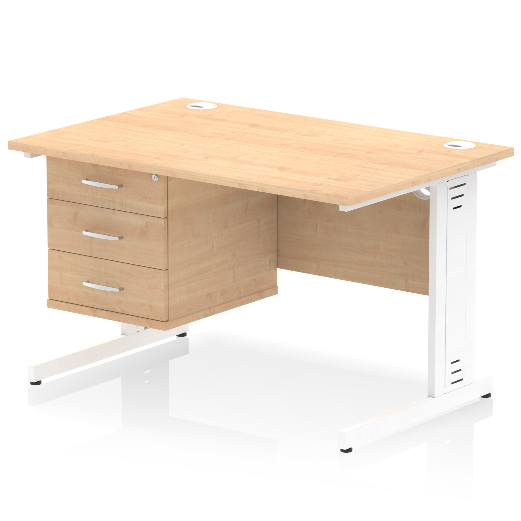 Maple / White Frame