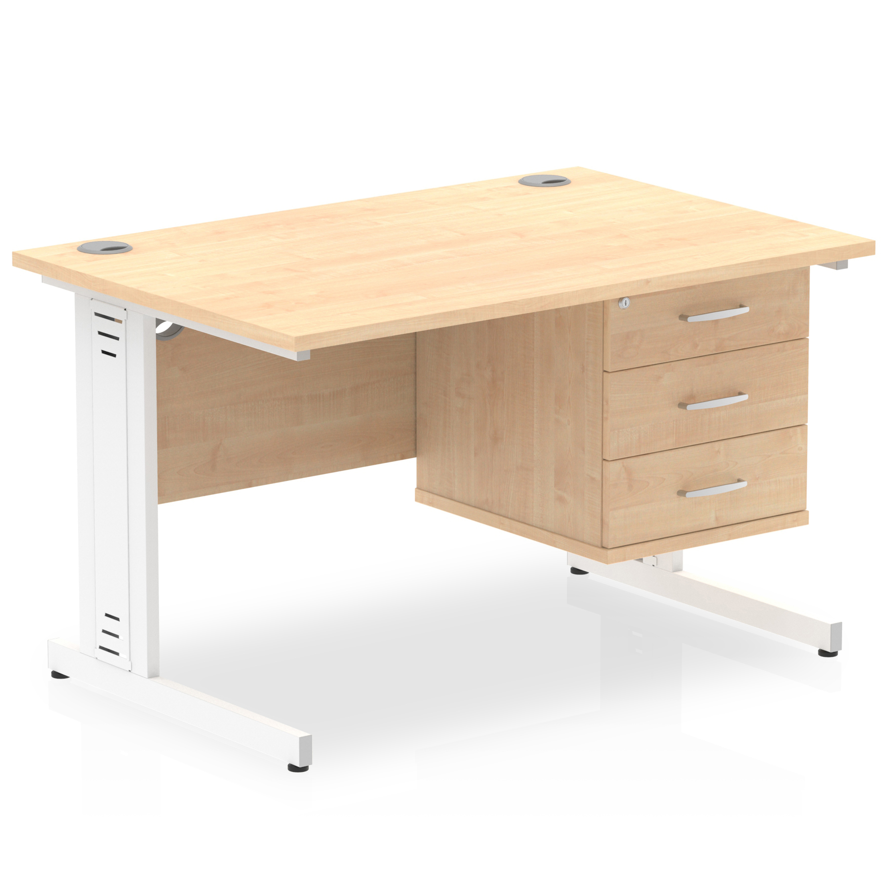 Maple / White Frame