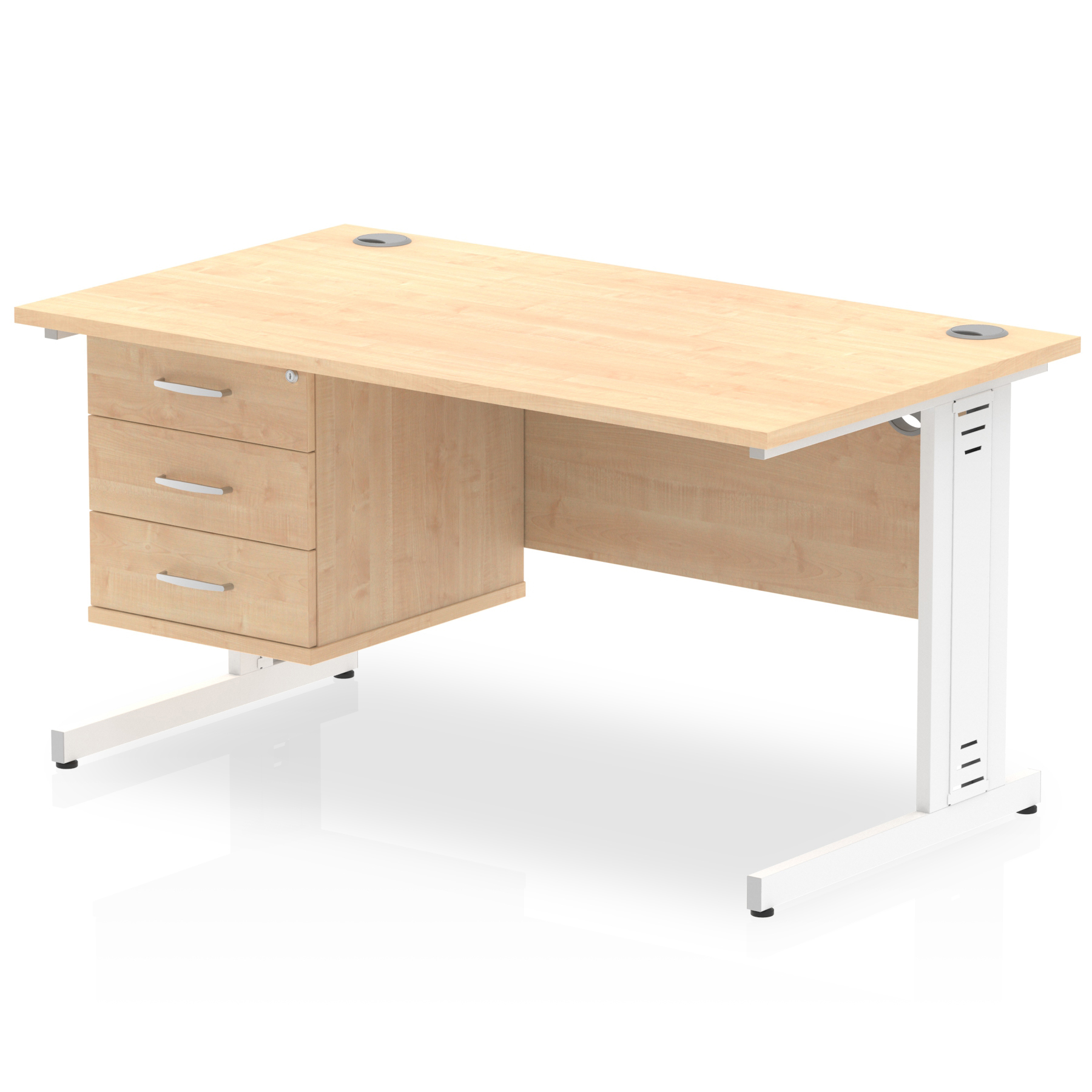 Maple / White Frame