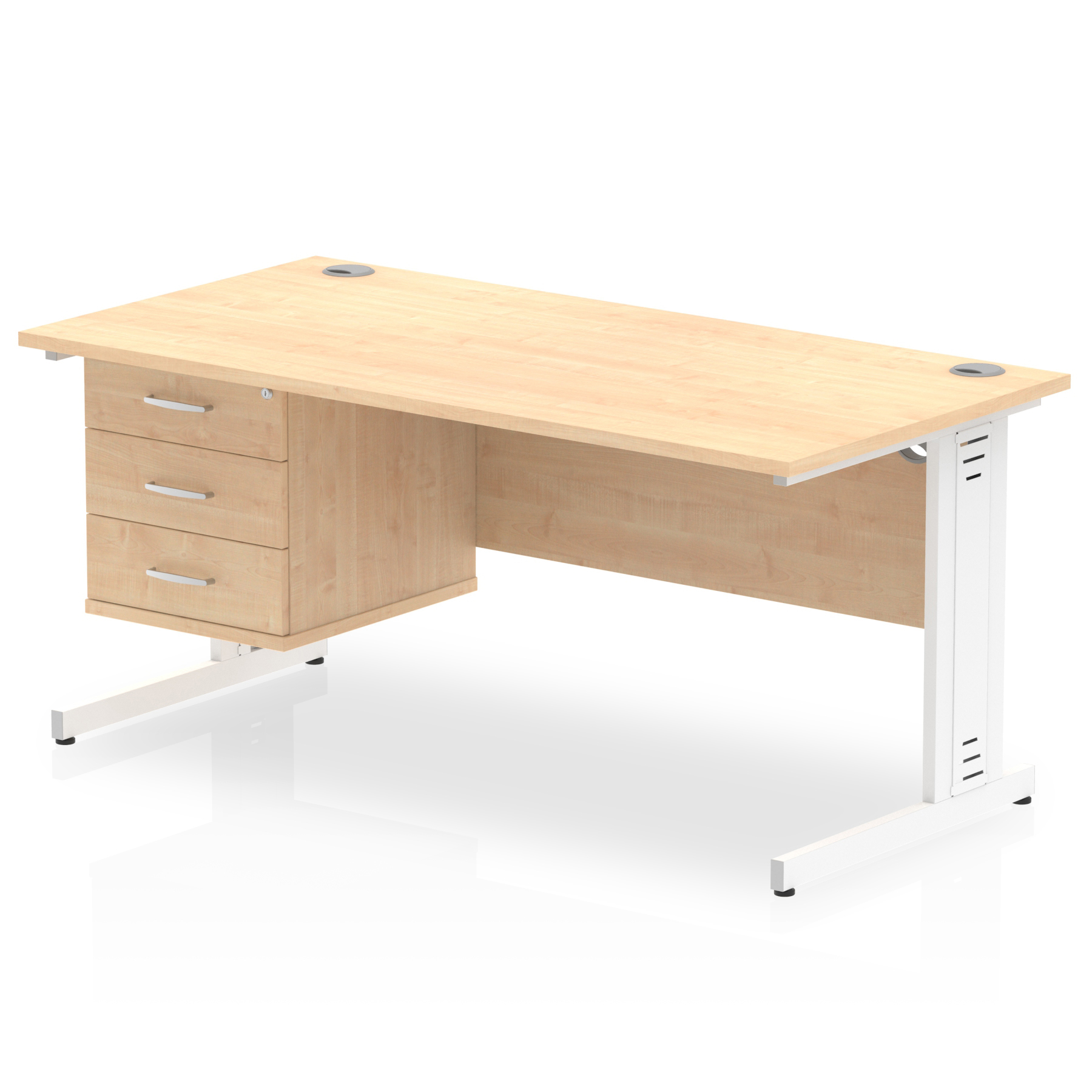 Maple / White Frame
