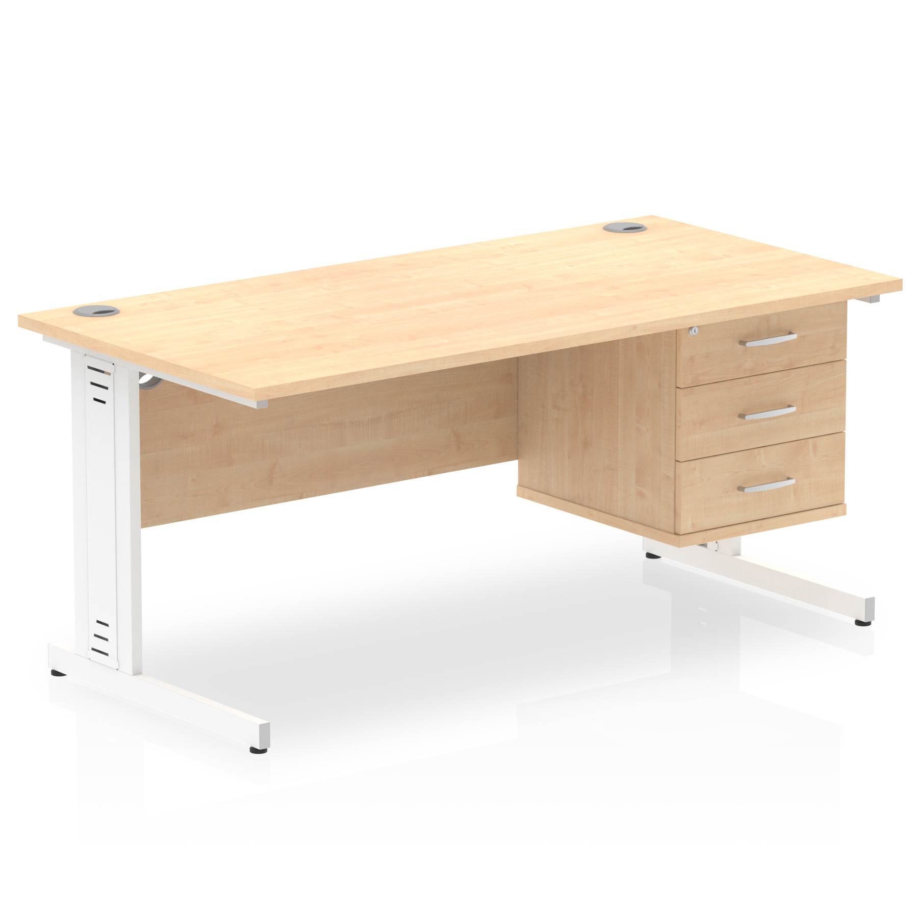Maple / White Frame