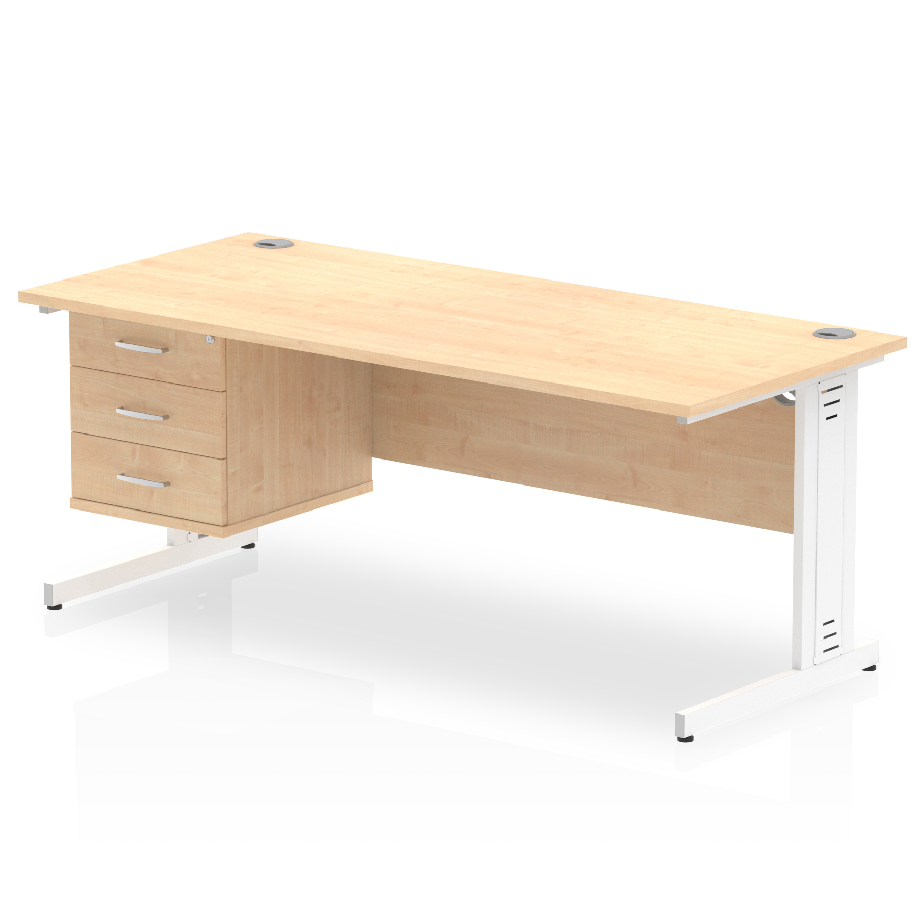 Maple / White Frame