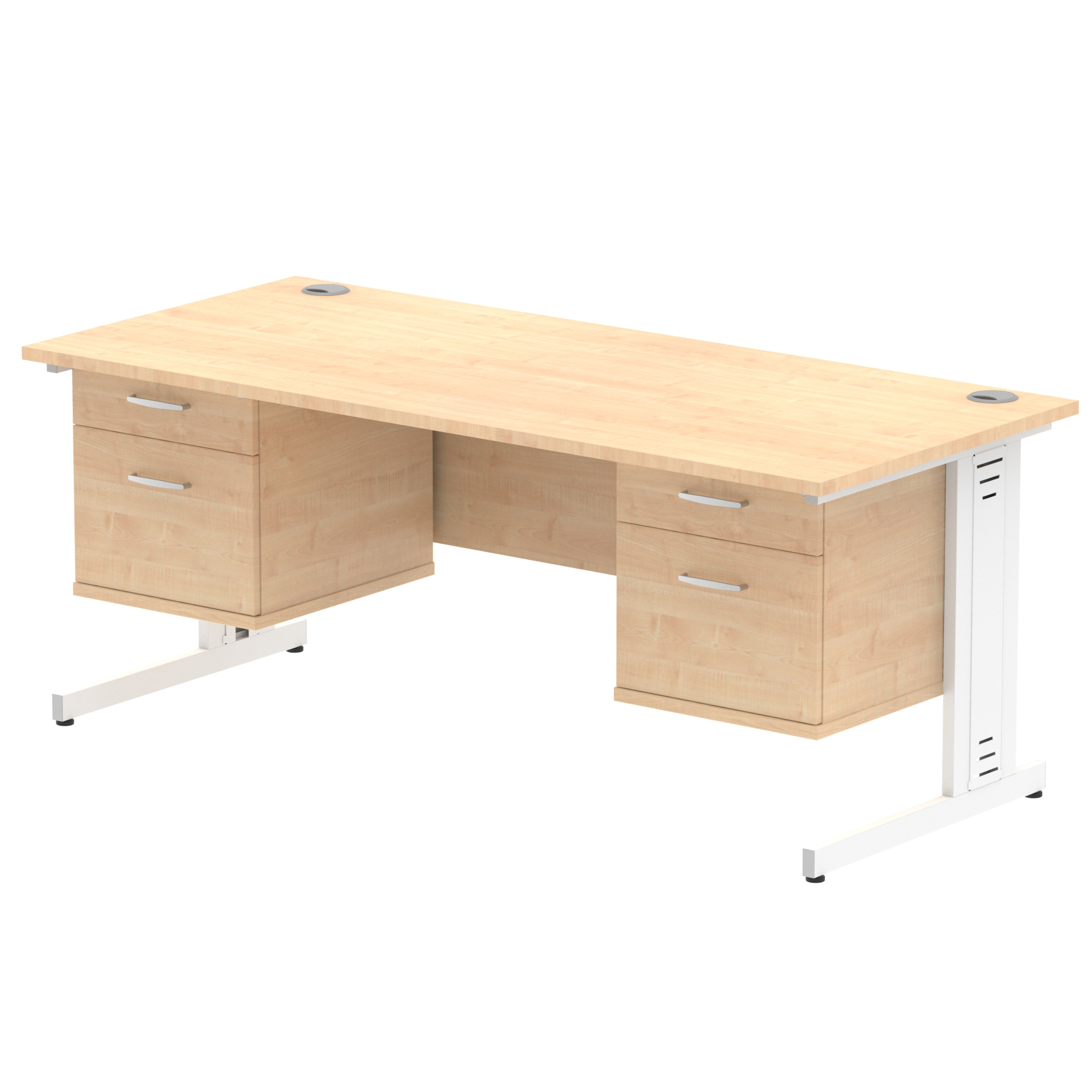 Maple / White Frame