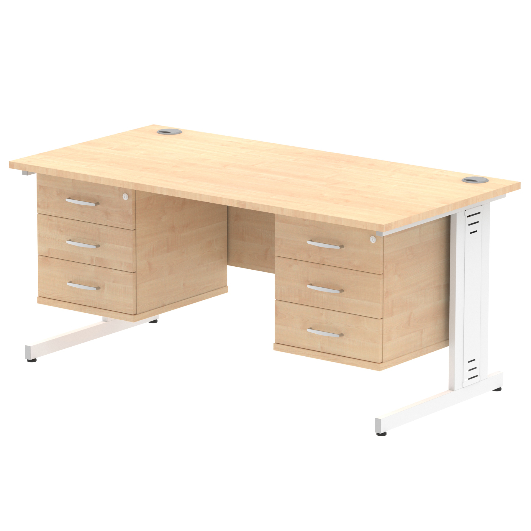 Maple / White Frame