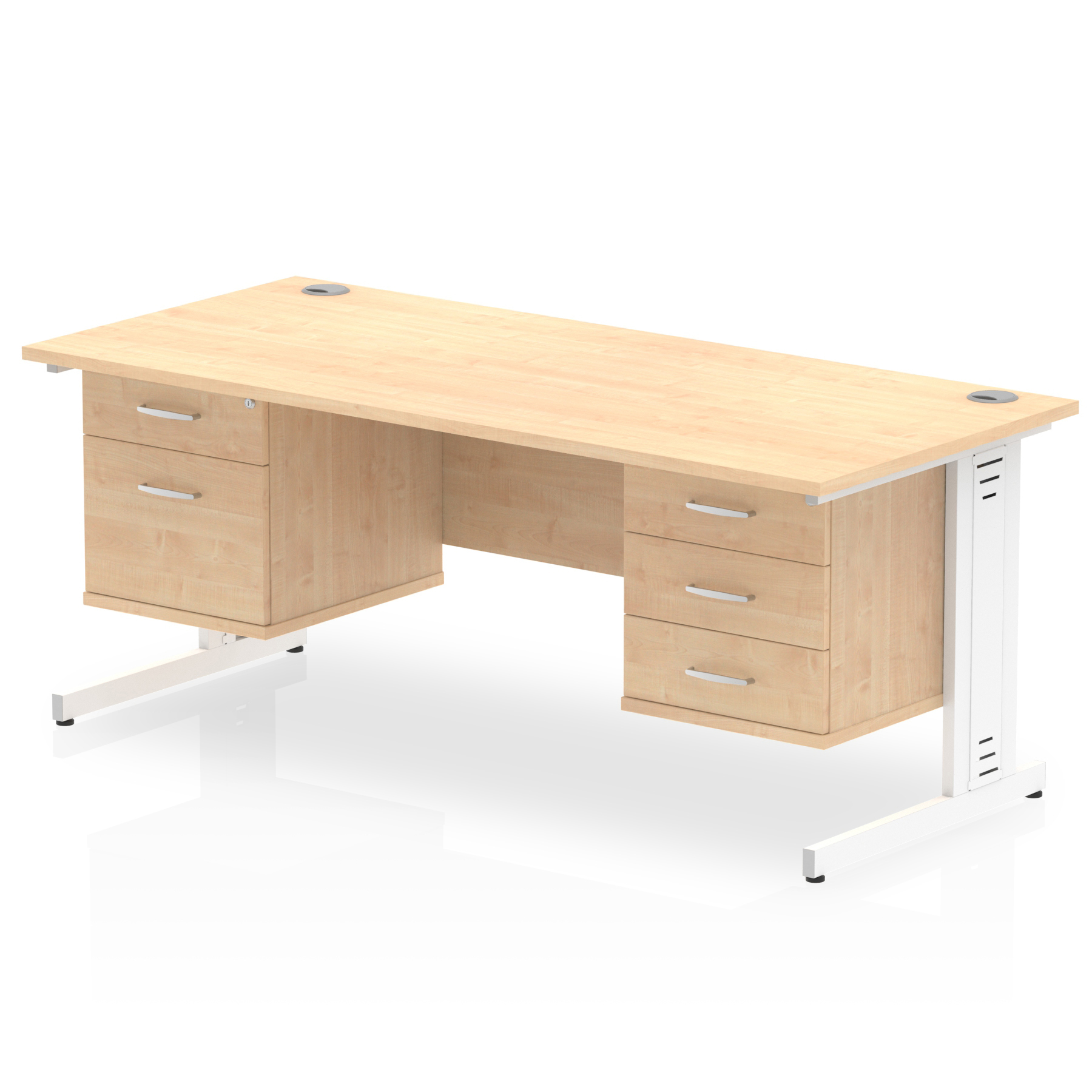 Maple / White Frame