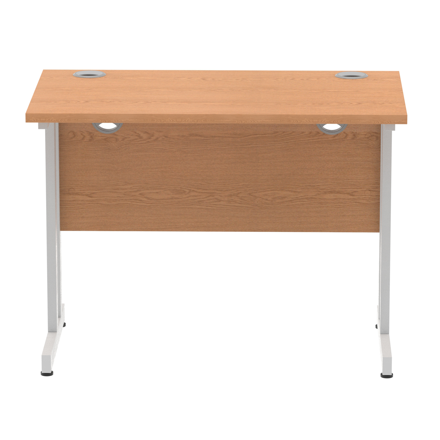 Oak / Silver Frame