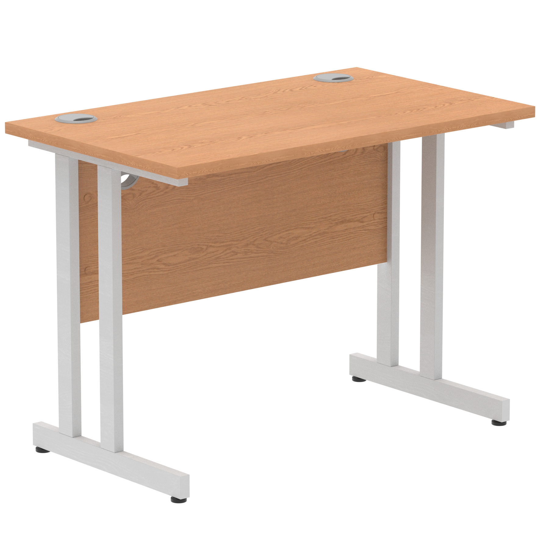 Oak / Silver Frame