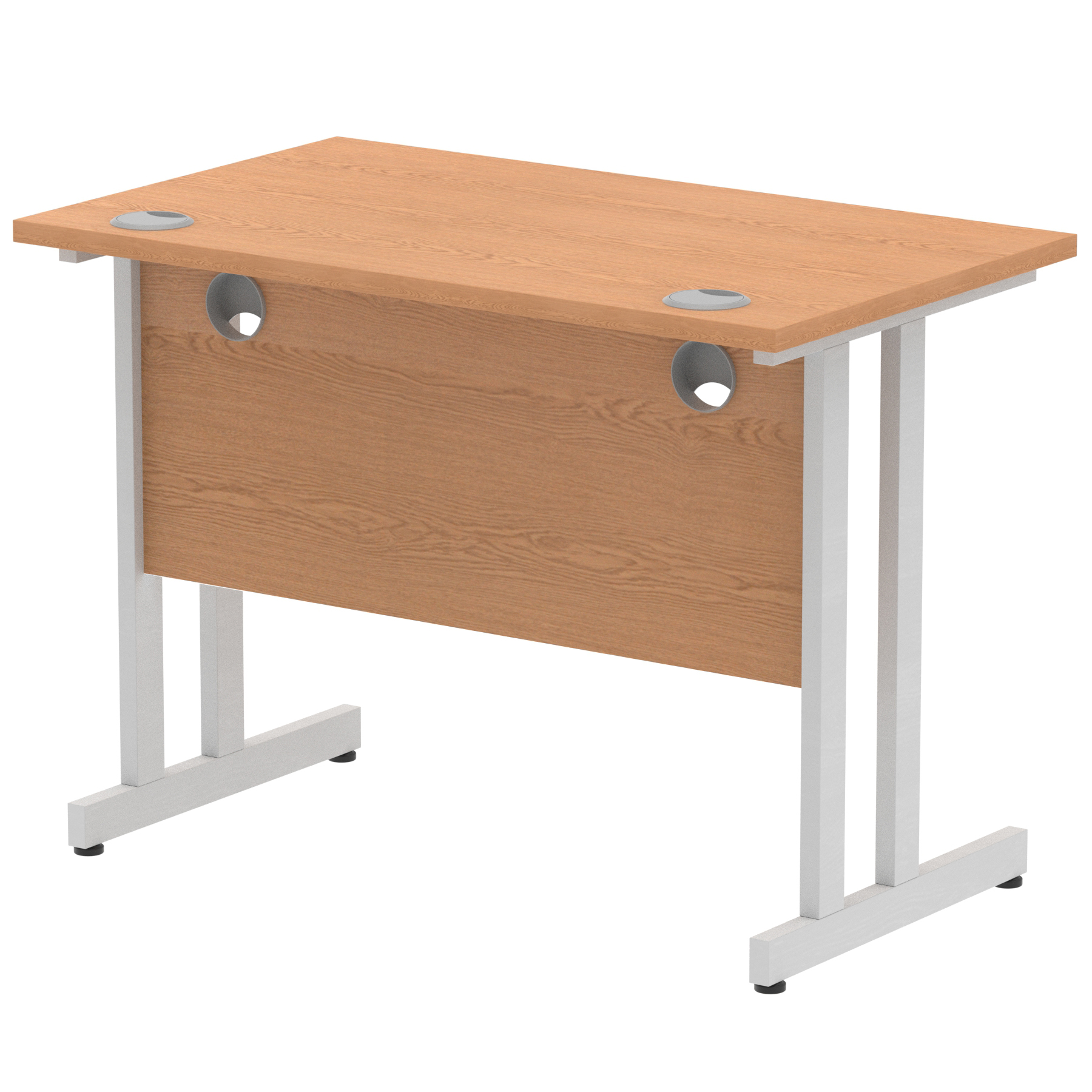 Oak / Silver Frame