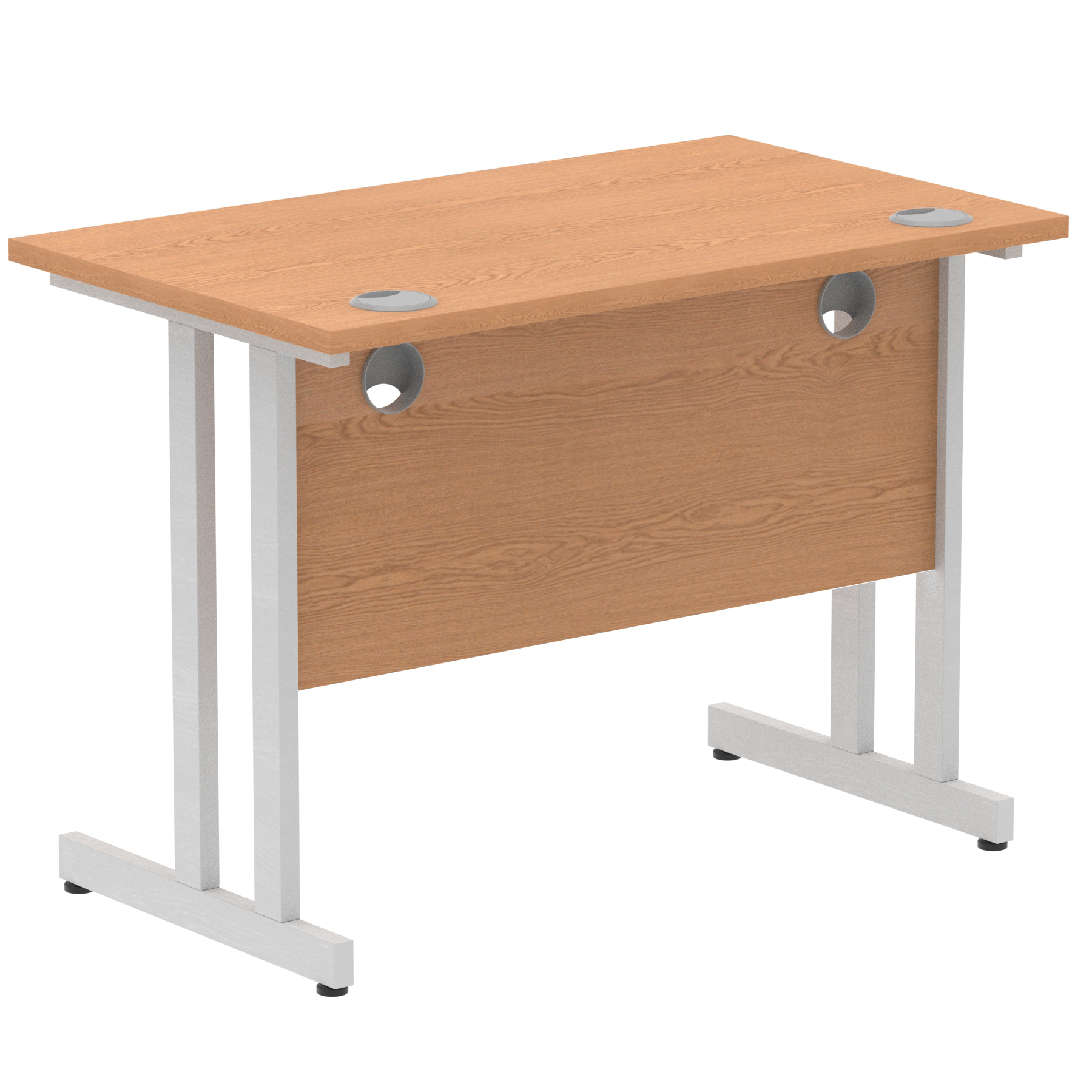 Oak / Silver Frame