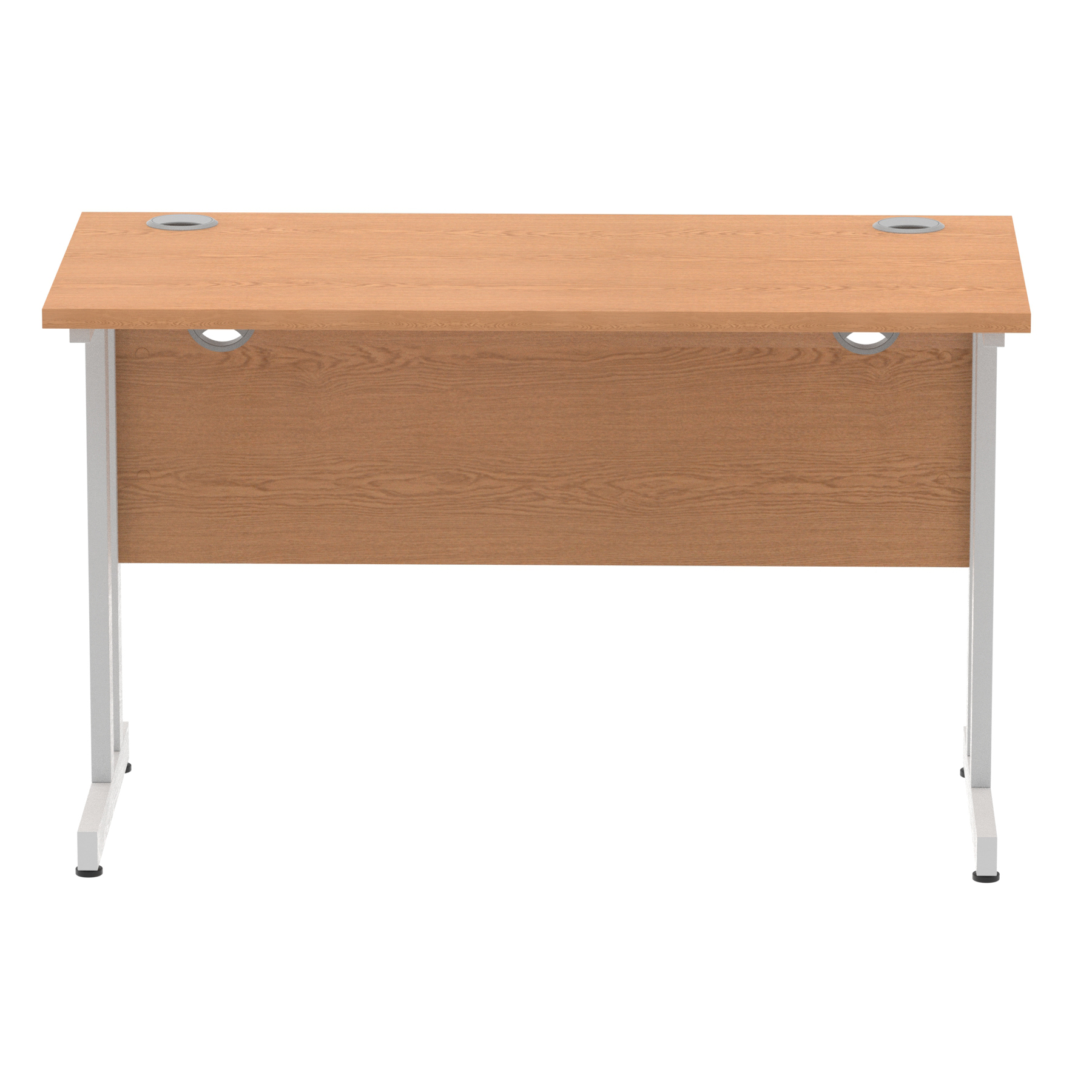 Oak / Silver Frame