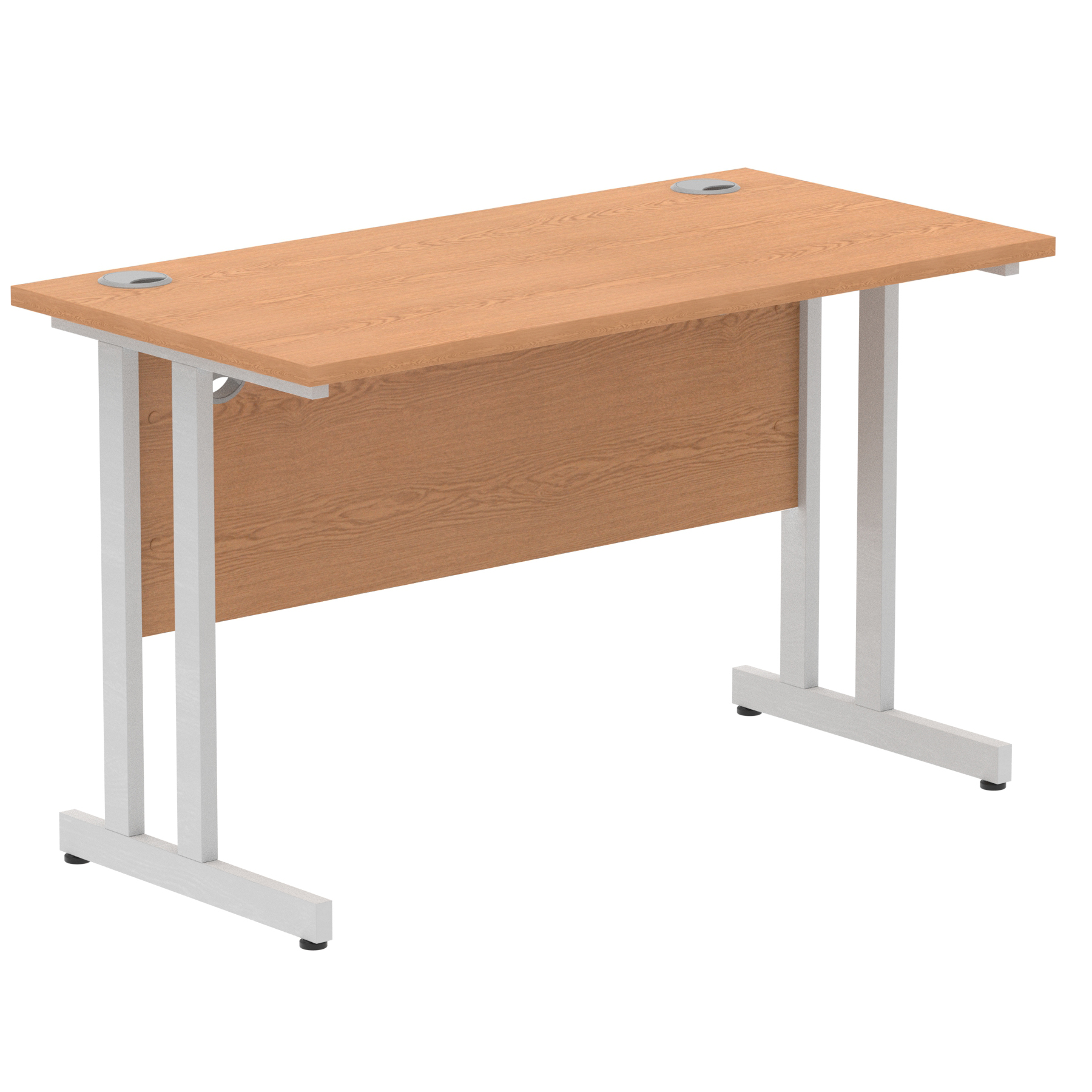Oak / Silver Frame