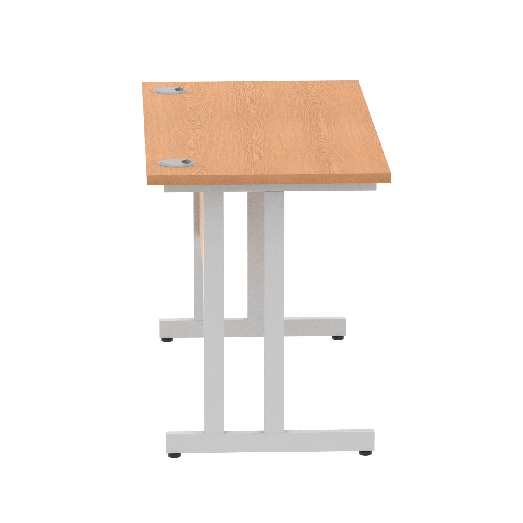 Oak / Silver Frame