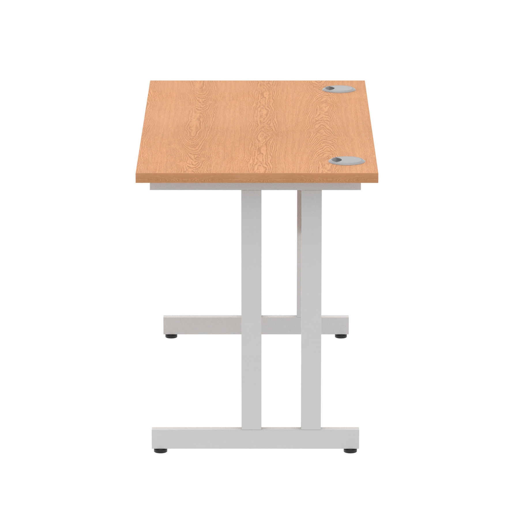 Oak / Silver Frame