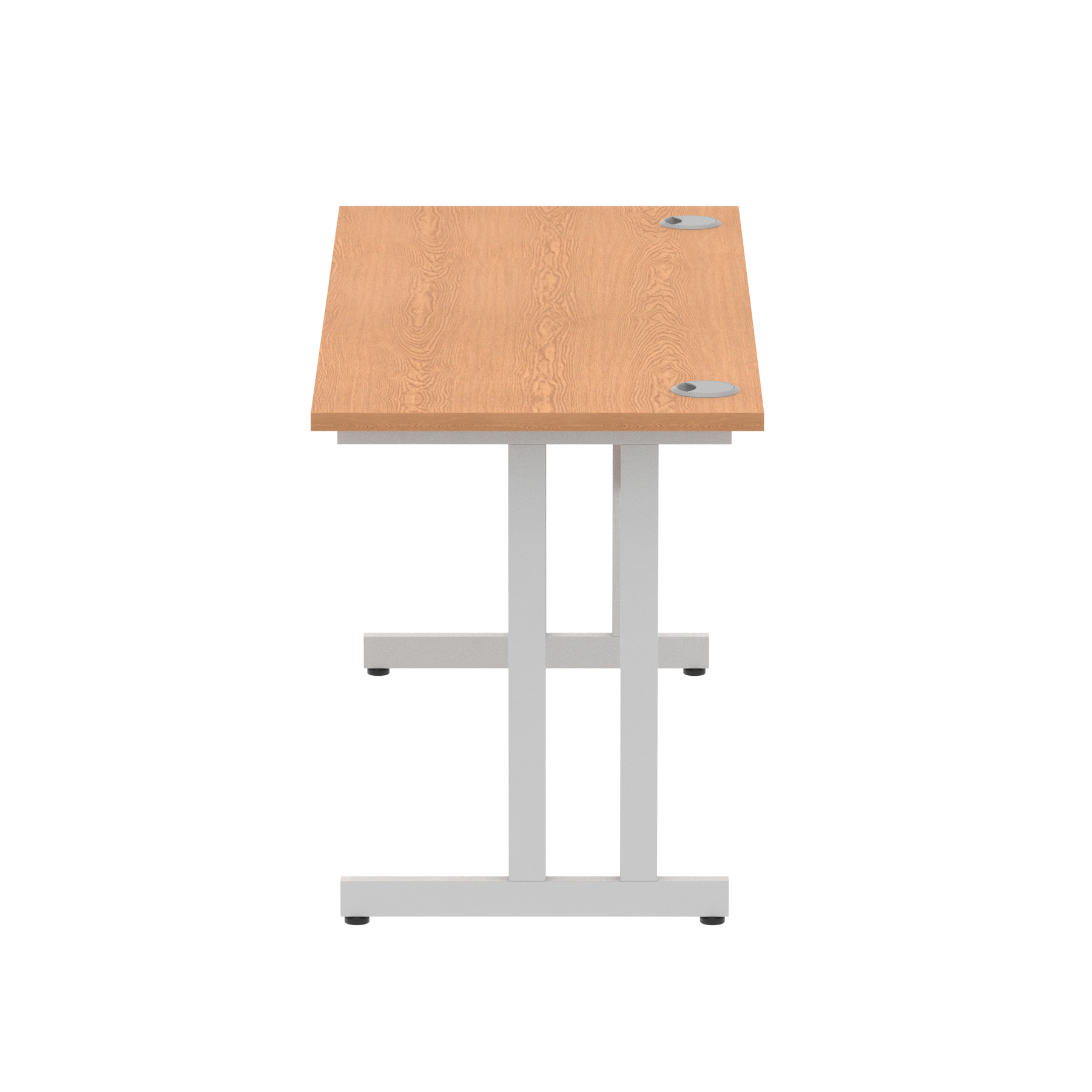 Oak / Silver Frame