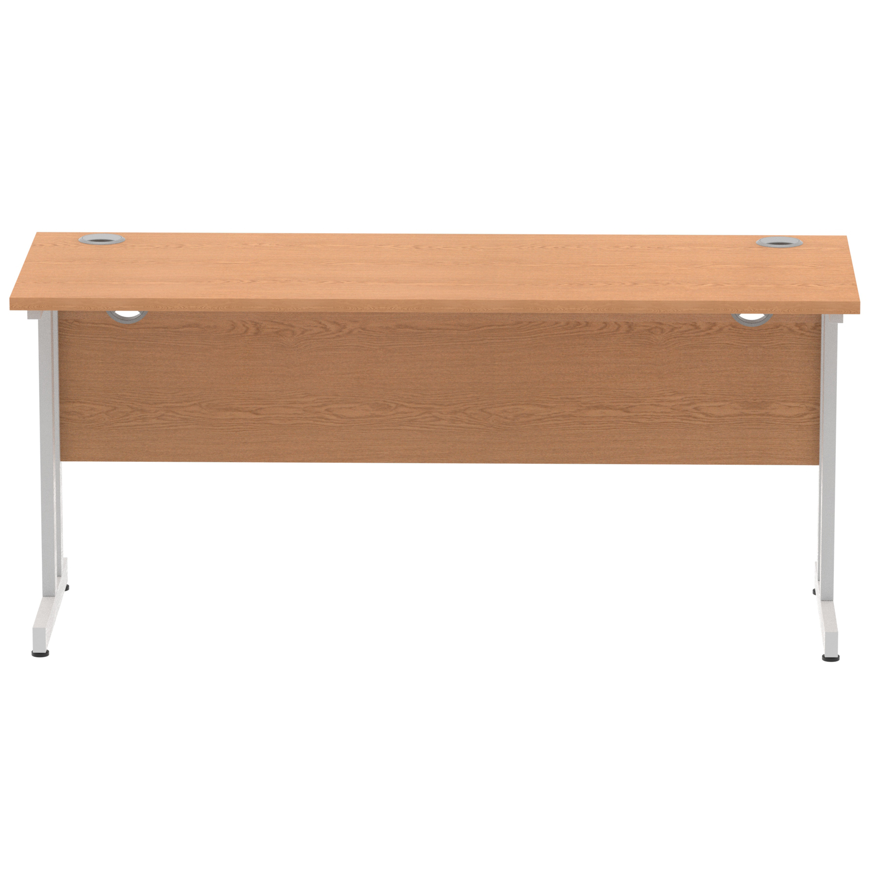 Oak / Silver Frame