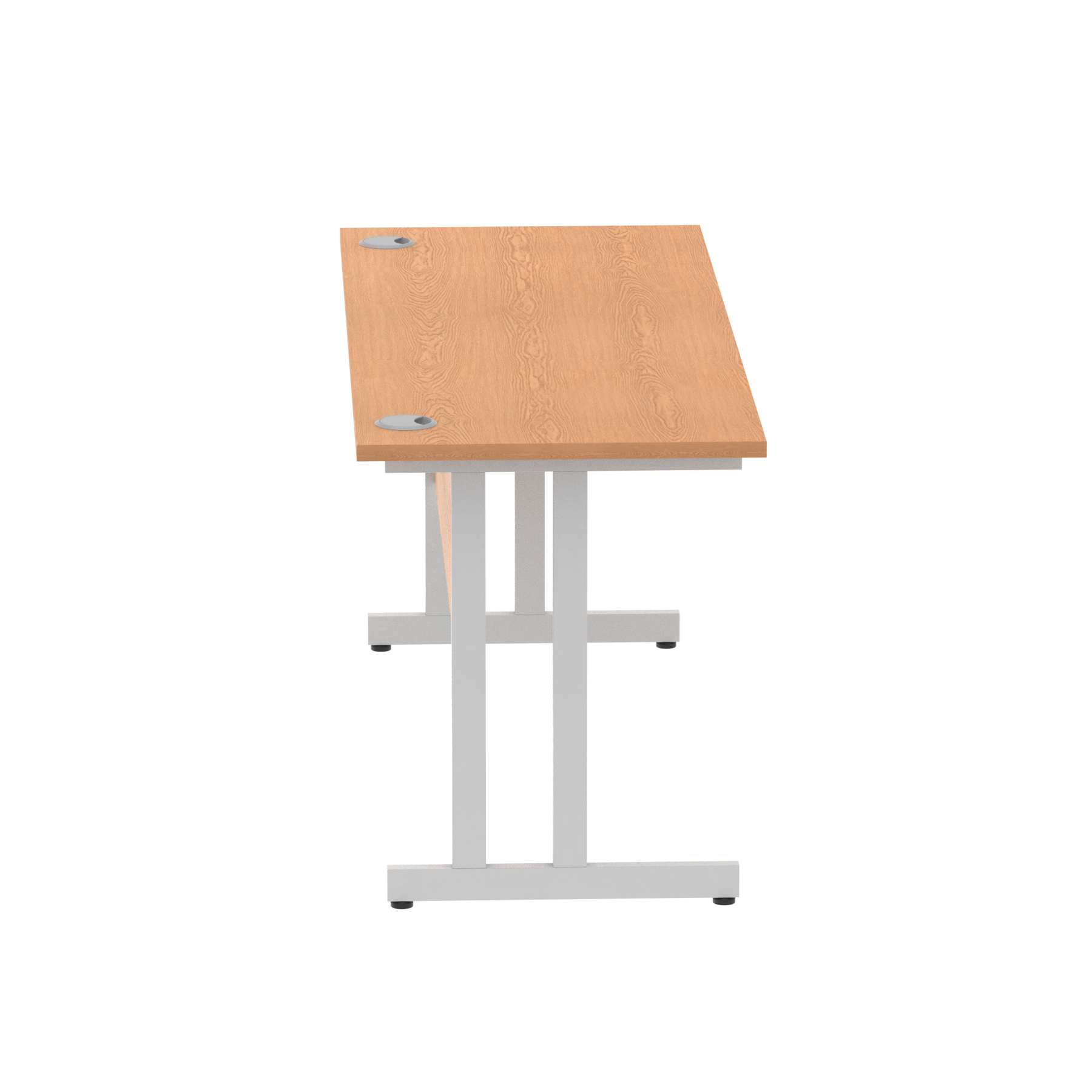 Oak / Silver Frame