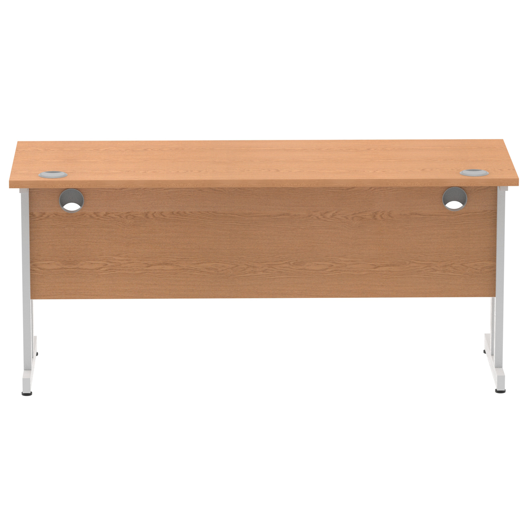 Oak / Silver Frame