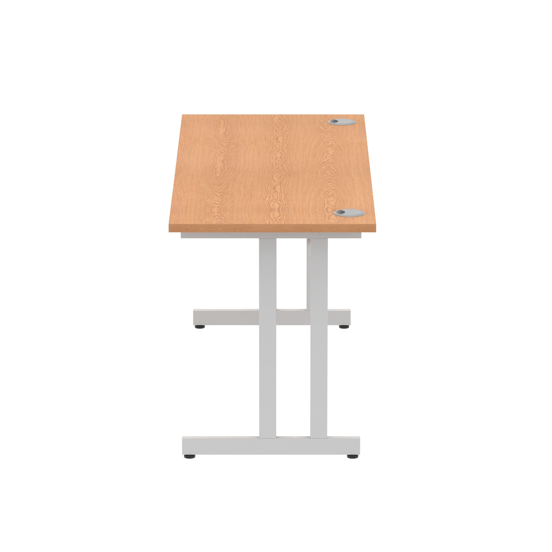 Oak / Silver Frame