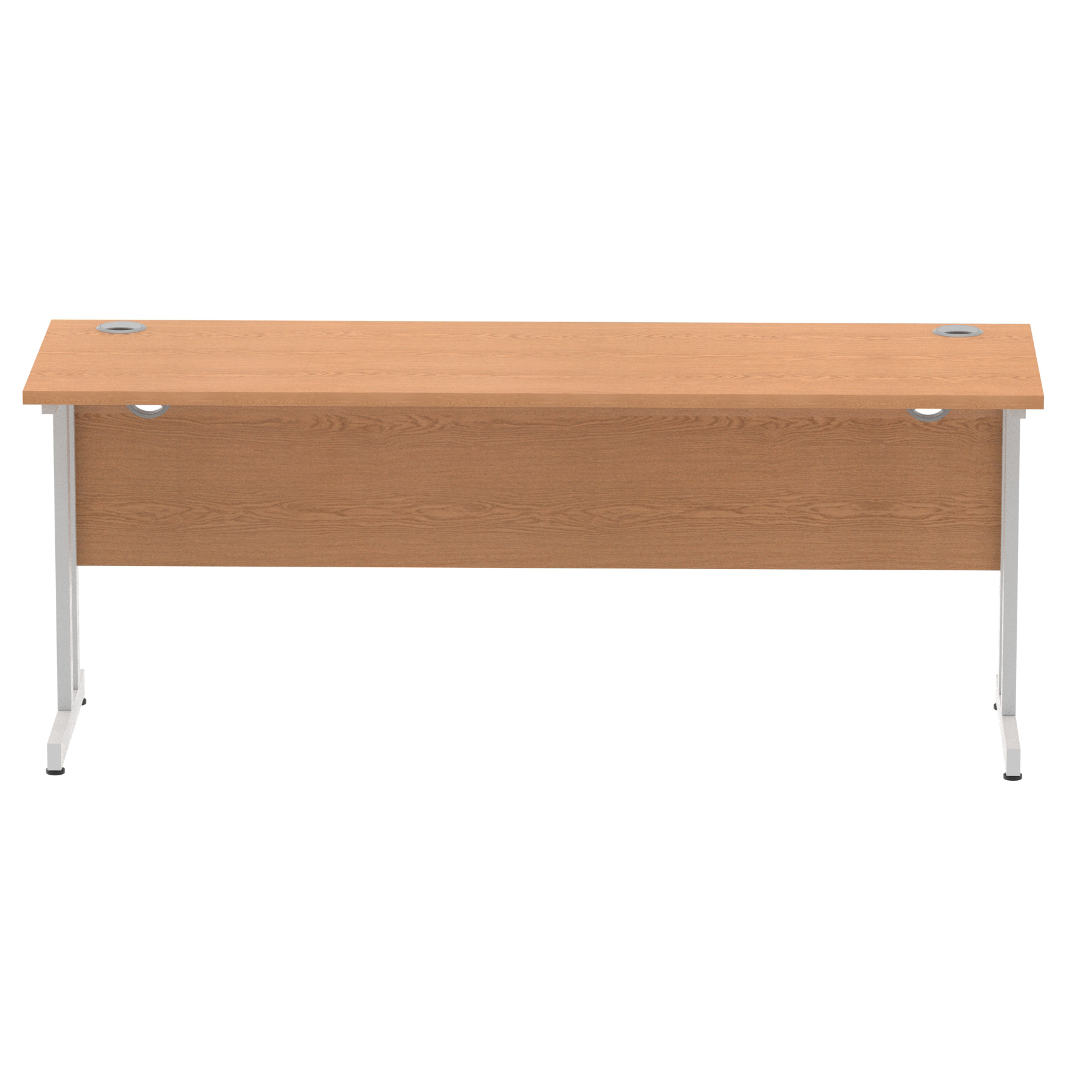 Oak / Silver Frame