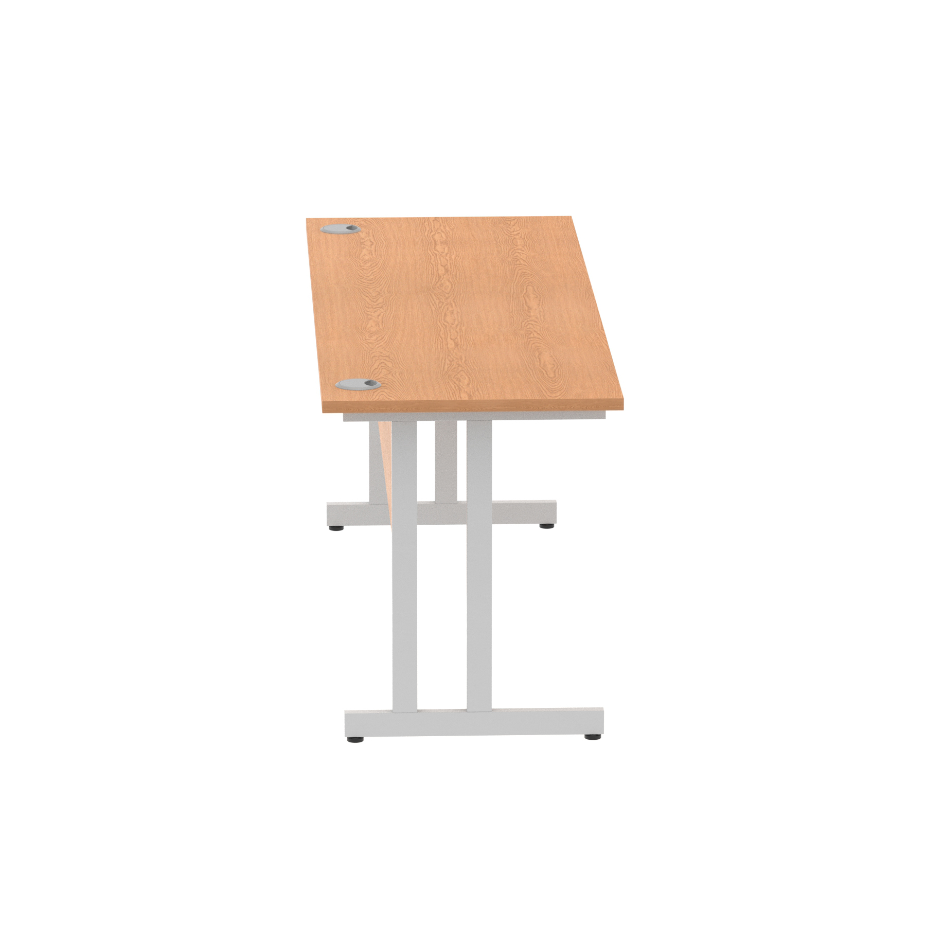 Oak / Silver Frame