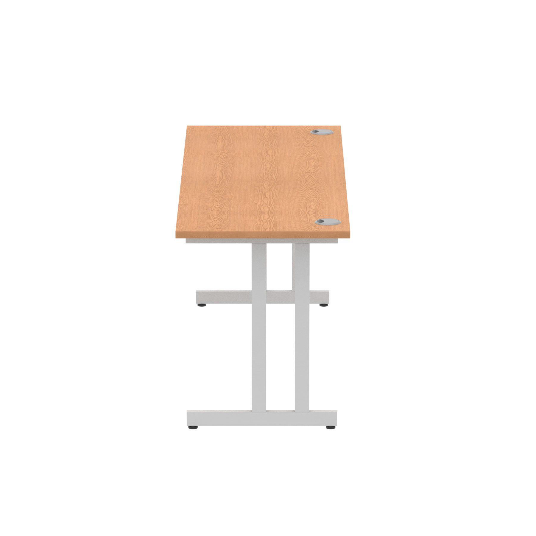 Oak / Silver Frame