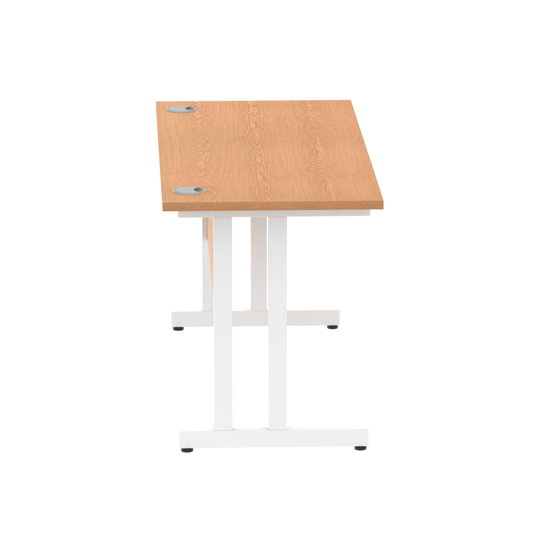 Oak / White Frame