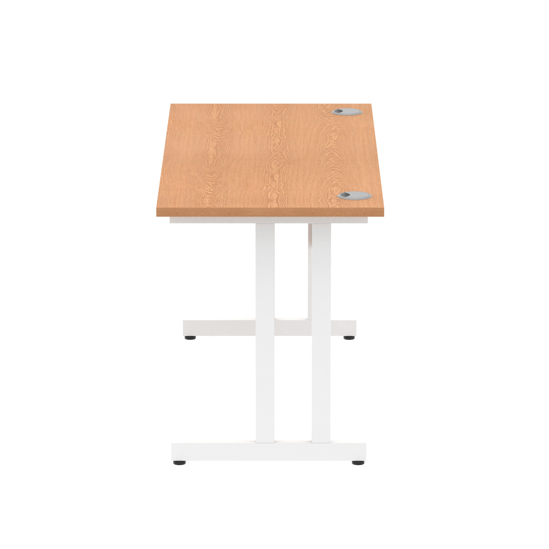 Oak / White Frame