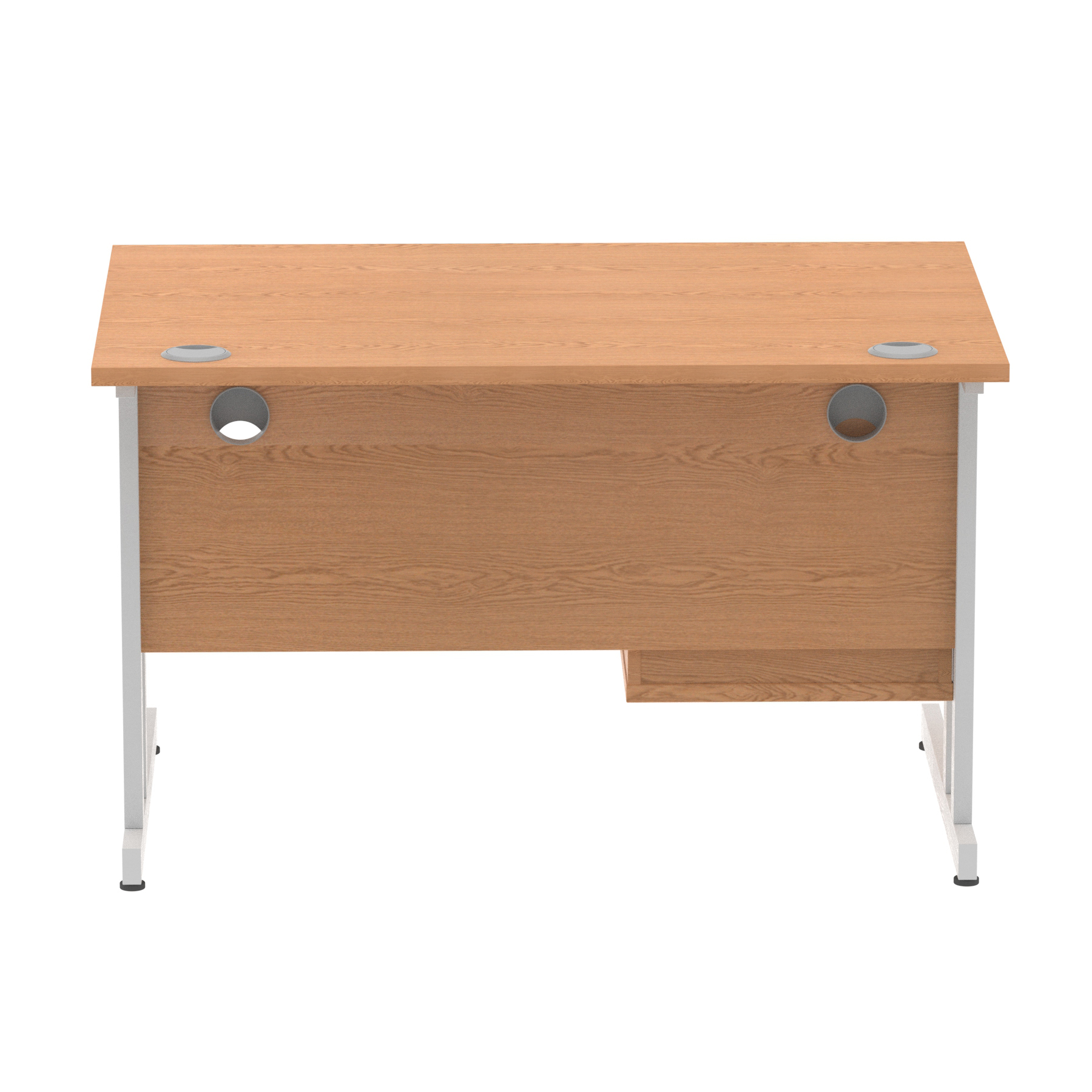 Oak / Silver Frame