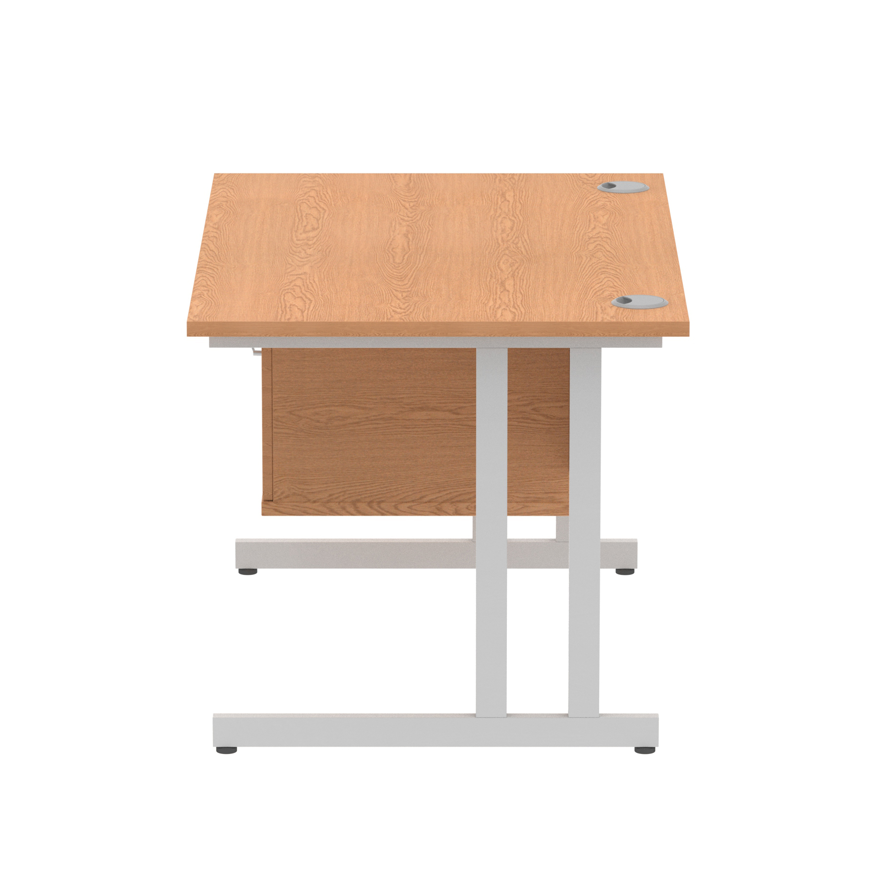 Oak / Silver Frame
