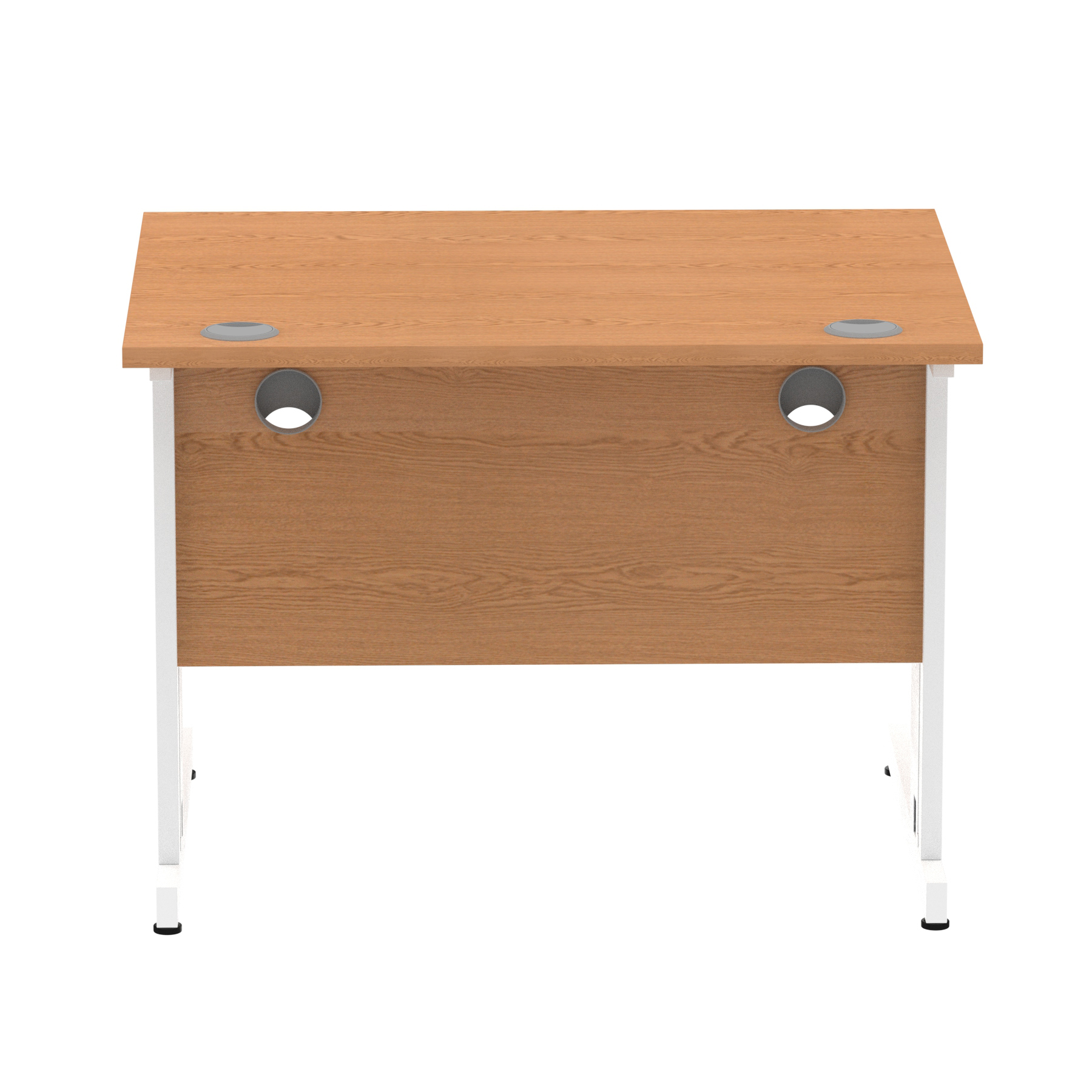 Oak / White Frame