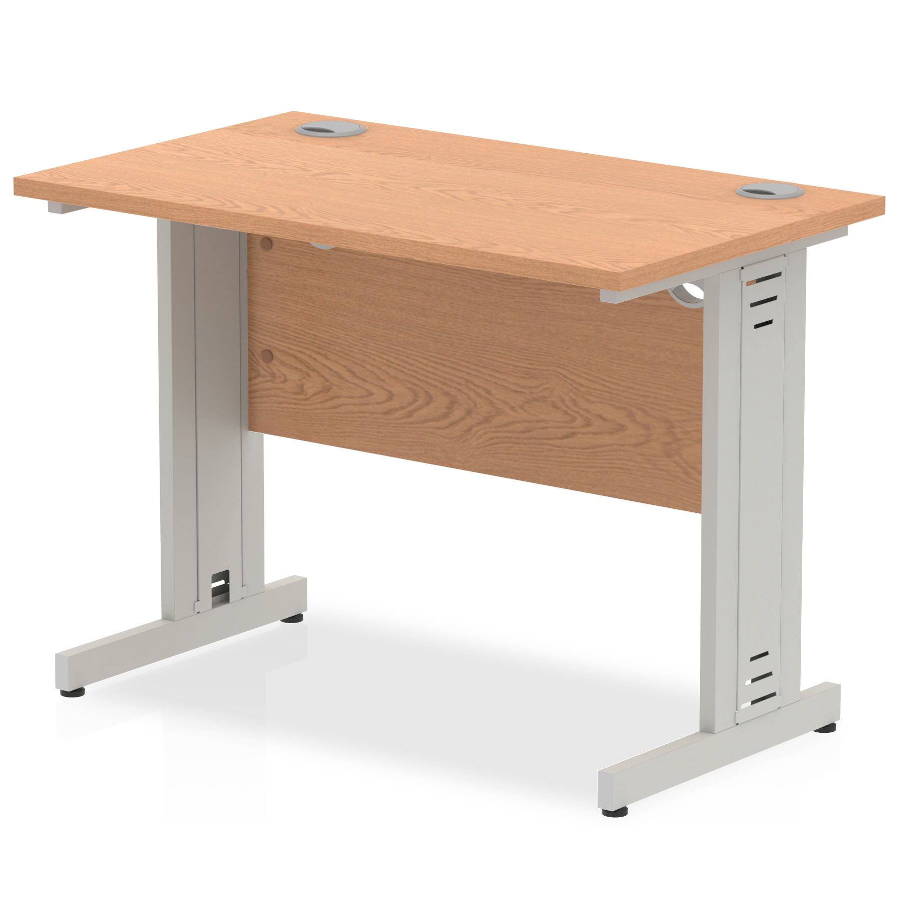 Oak / Silver Frame