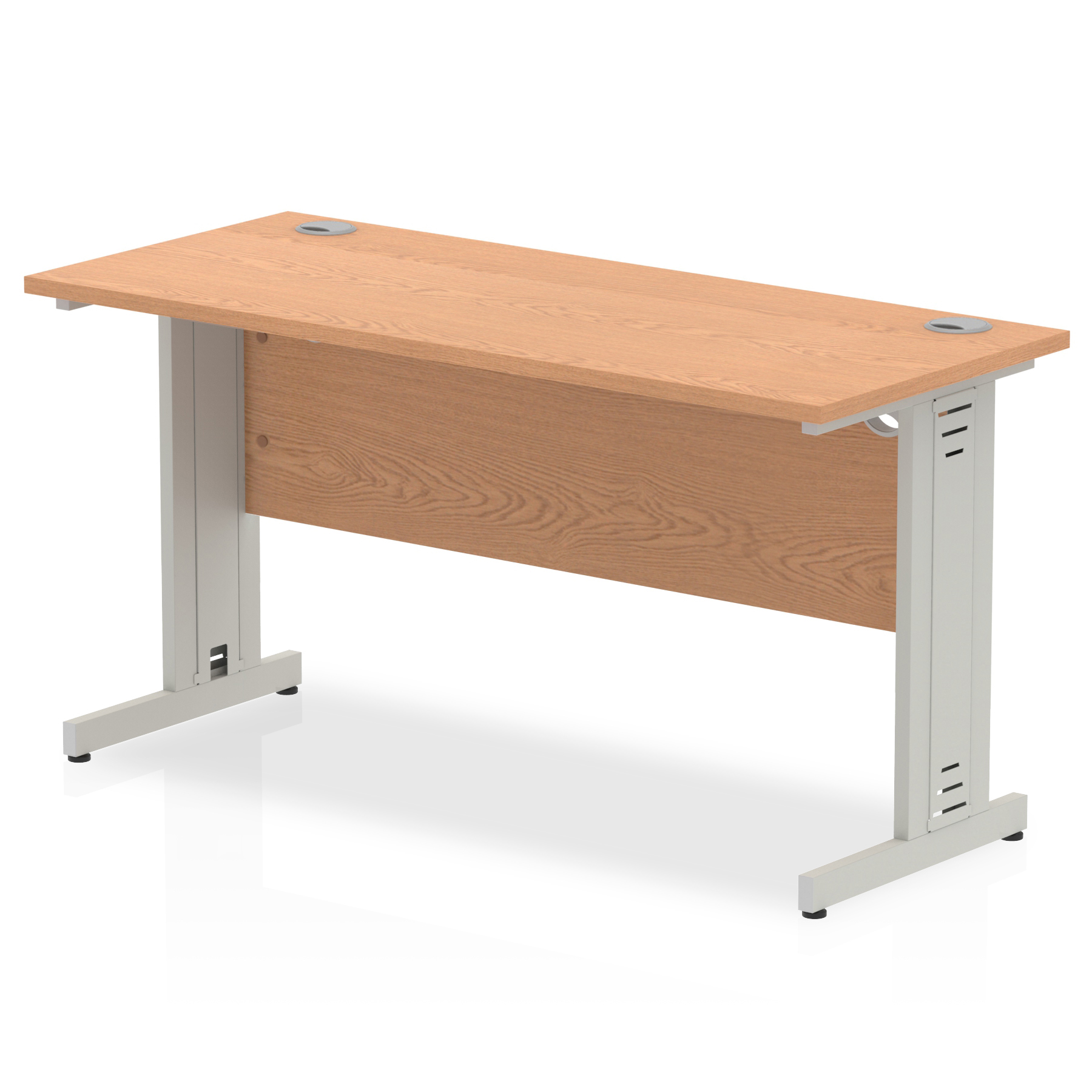 Oak / Silver Frame