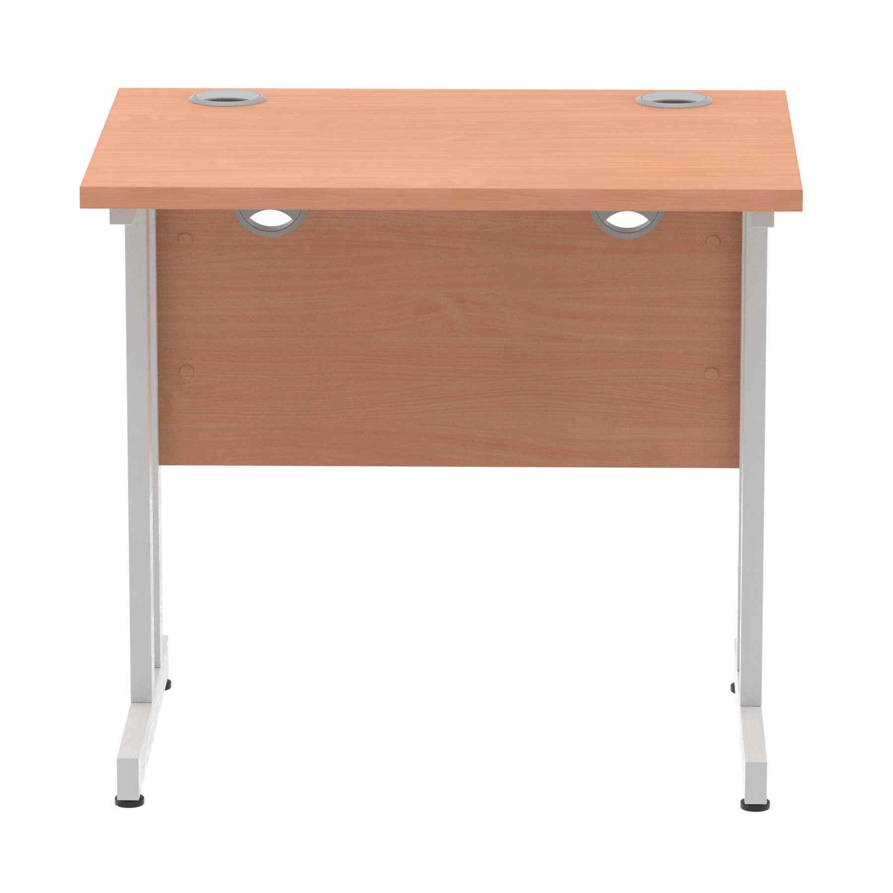Beech / Silver Frame