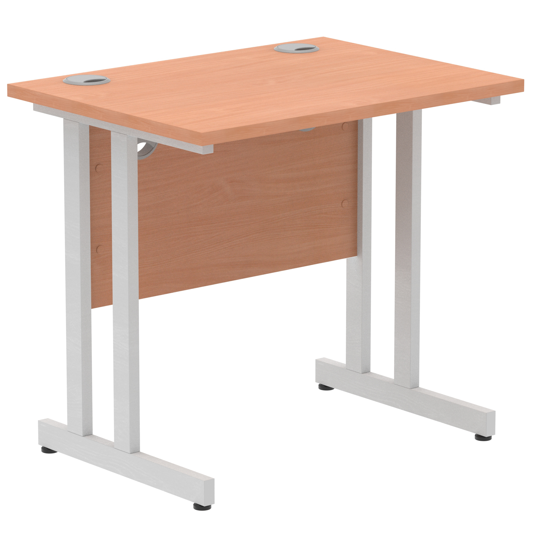 Beech / Silver Frame