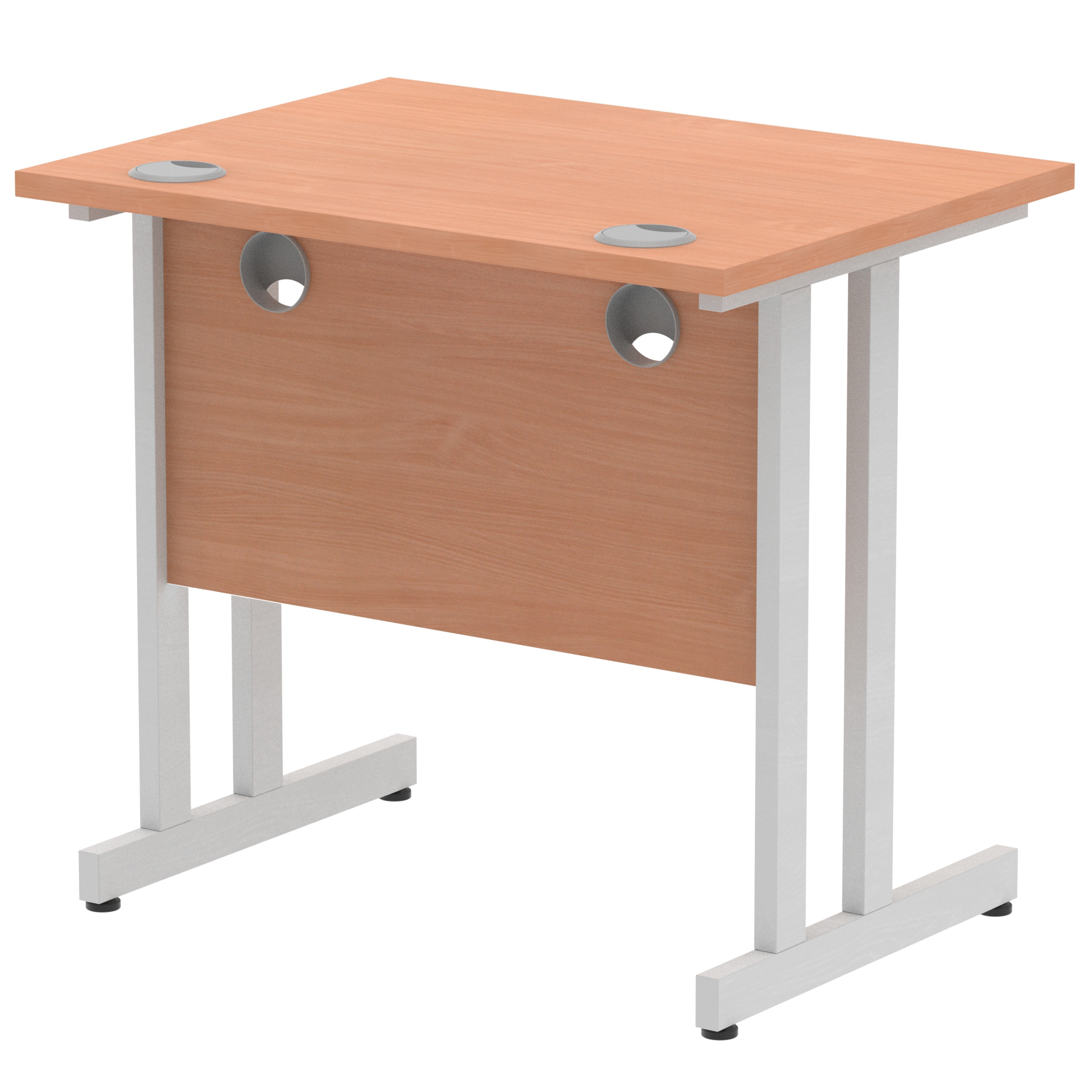 Beech / Silver Frame