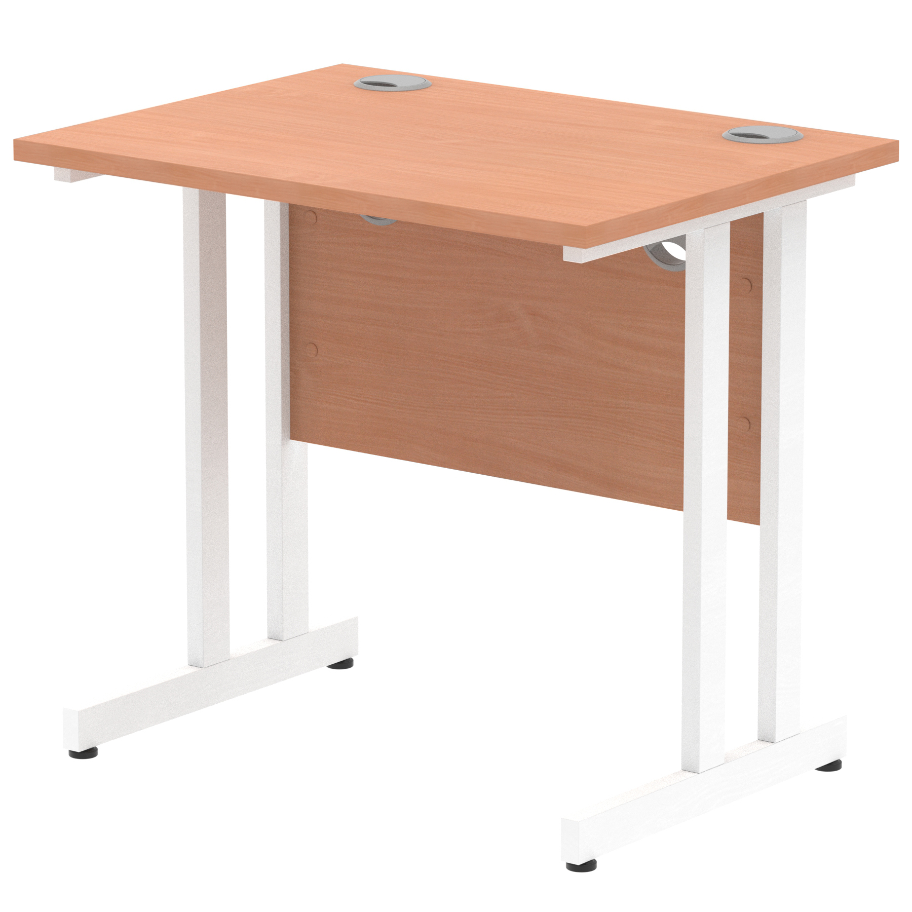 Beech / White Frame