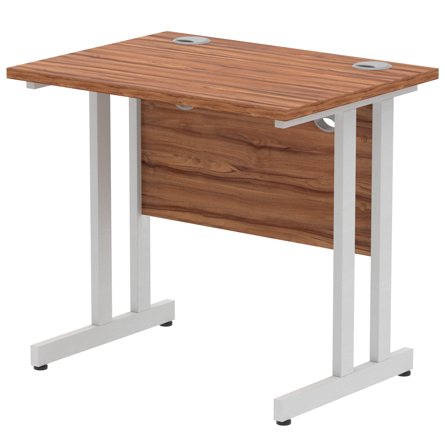 Walnut / Silver Frame