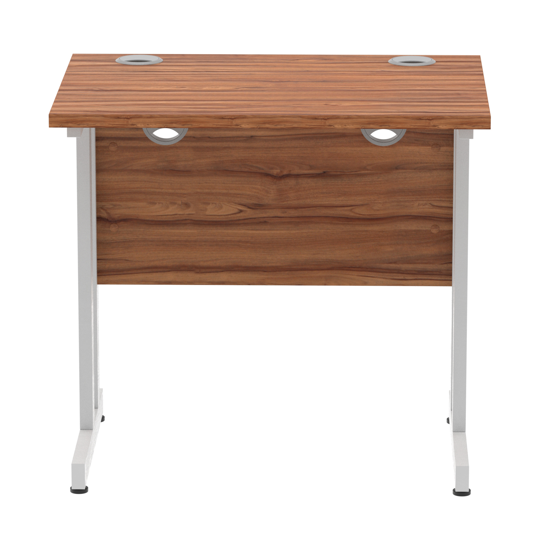 Walnut / Silver Frame