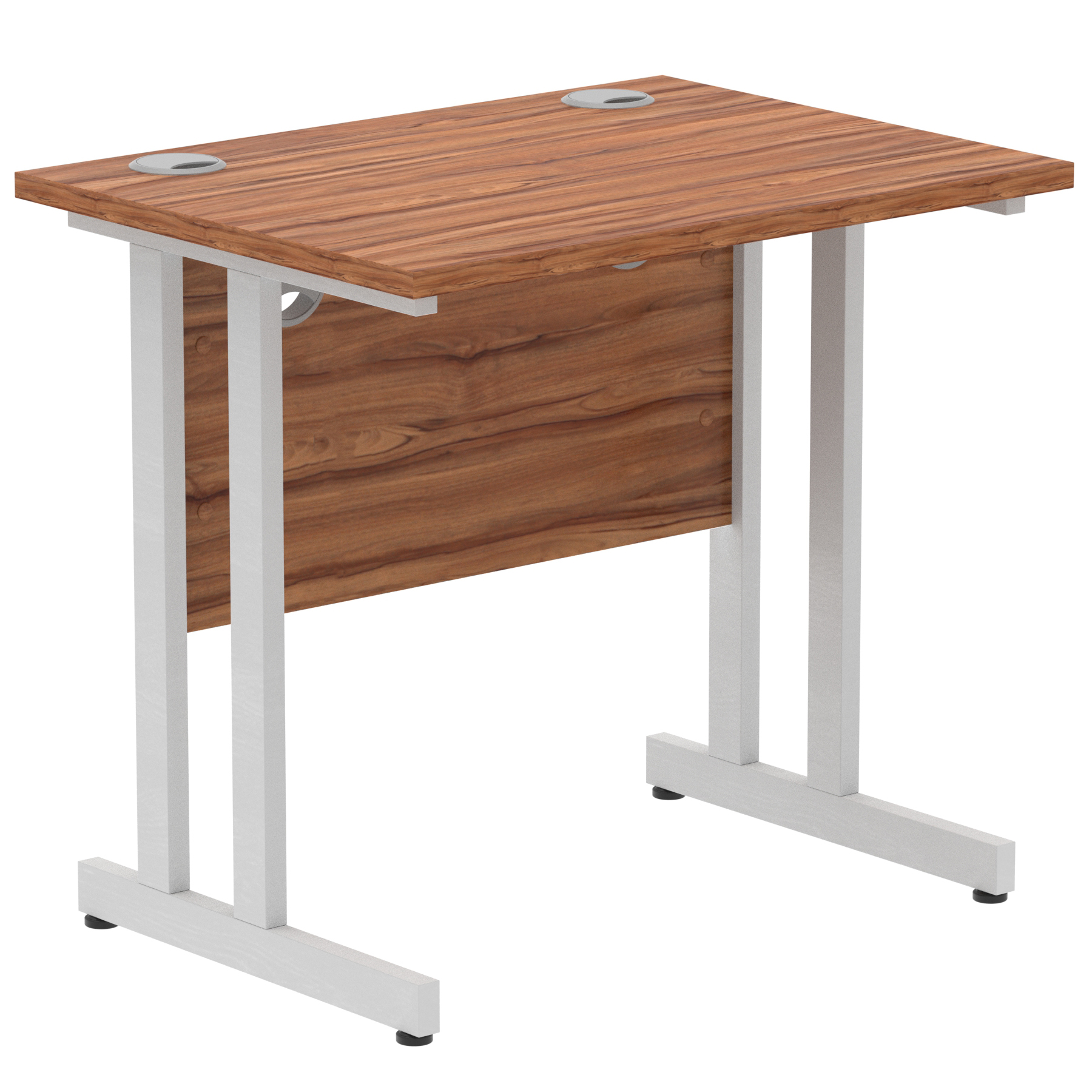 Walnut / Silver Frame