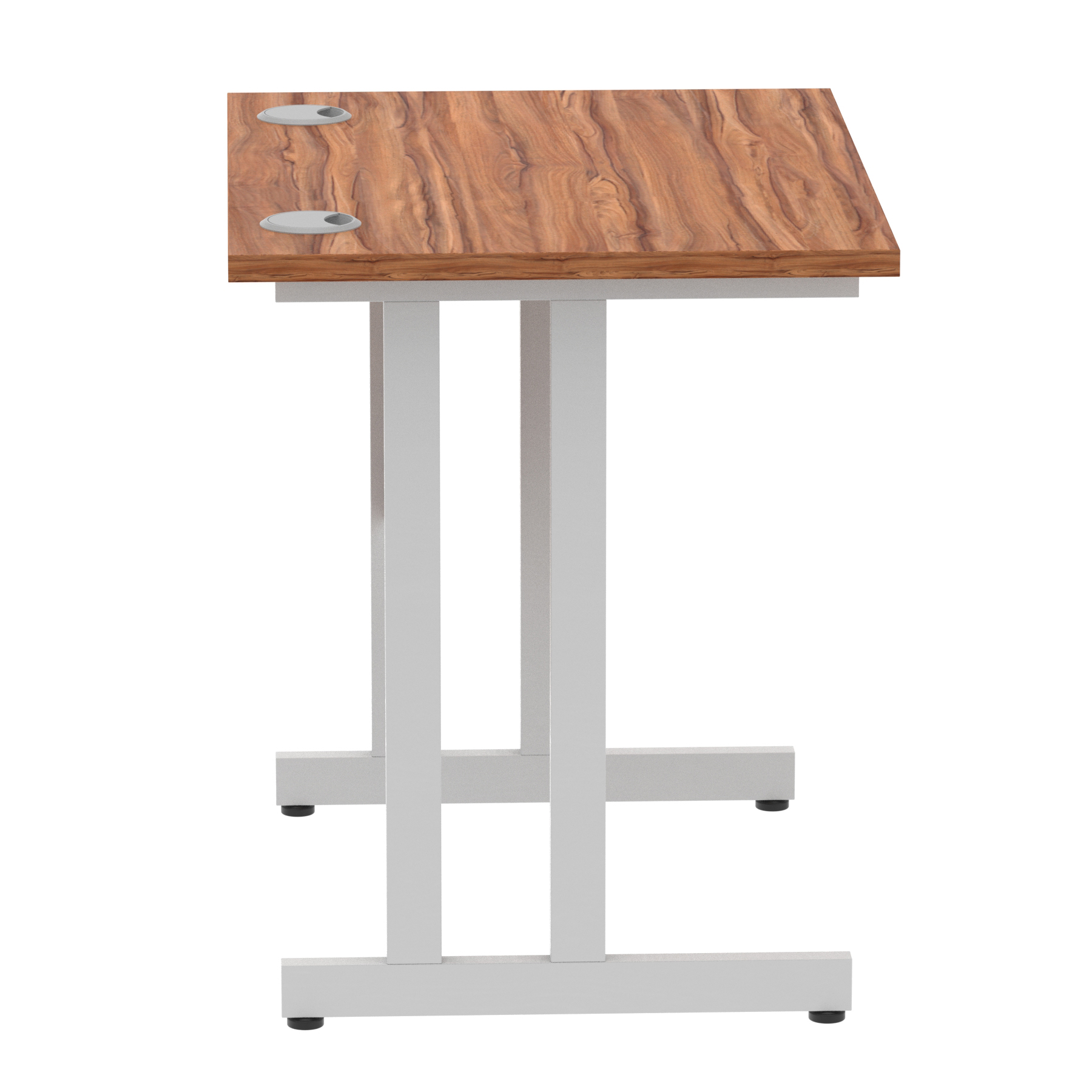 Walnut / Silver Frame