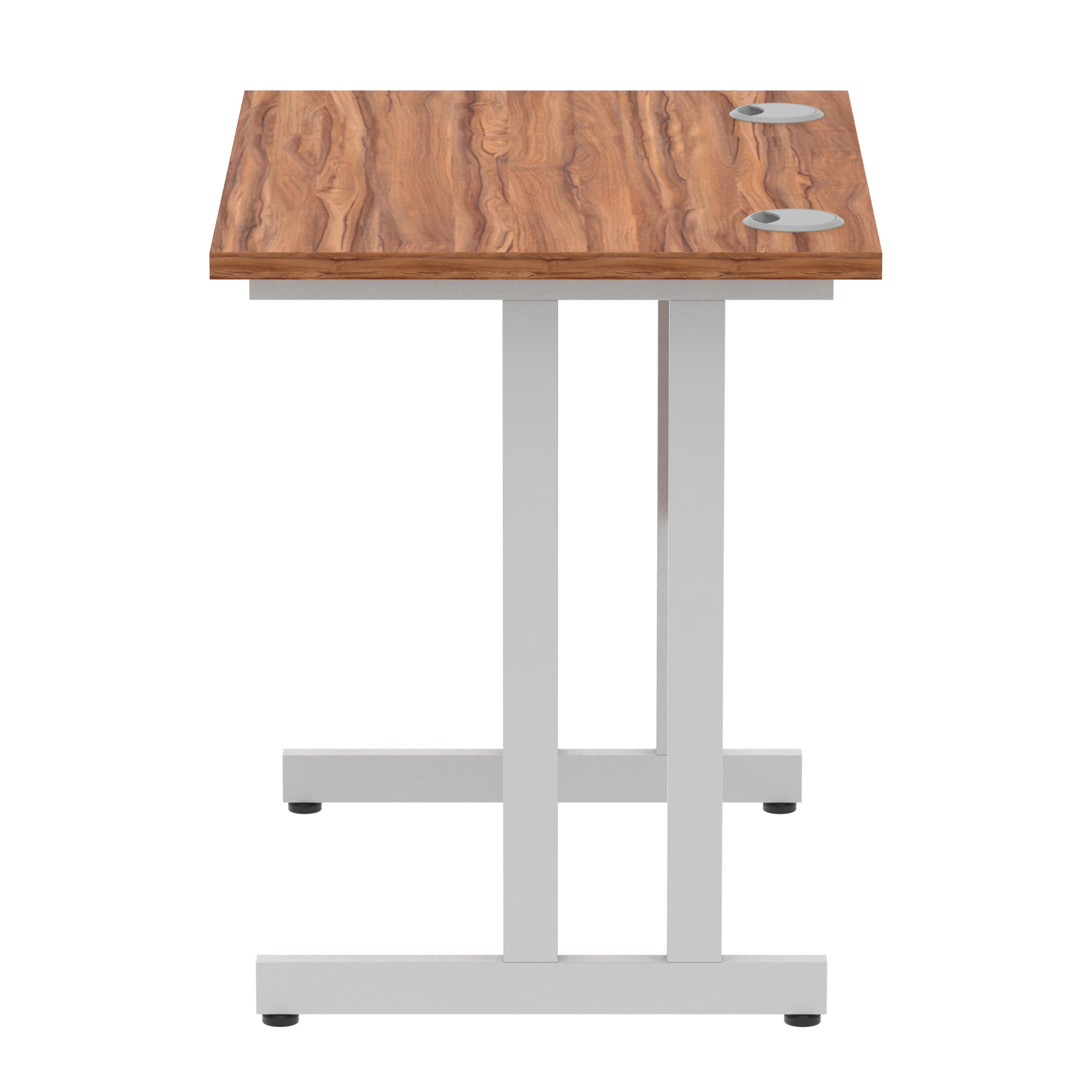 Walnut / Silver Frame
