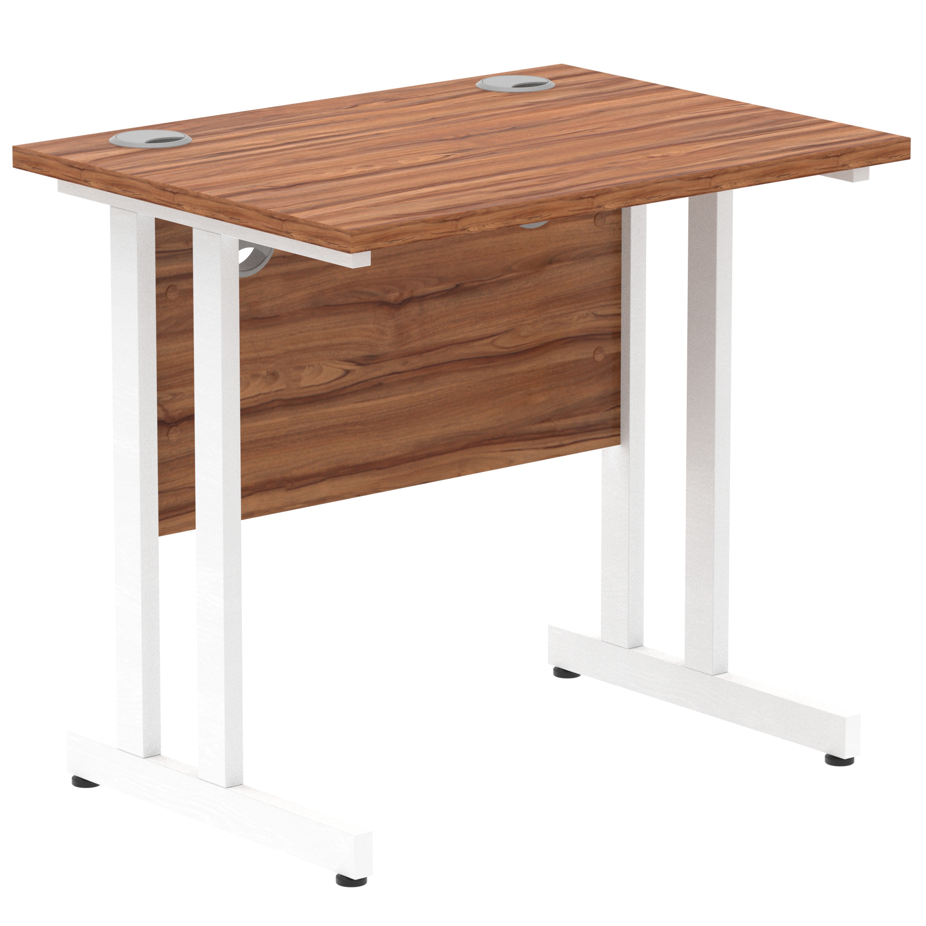 Walnut / White Frame